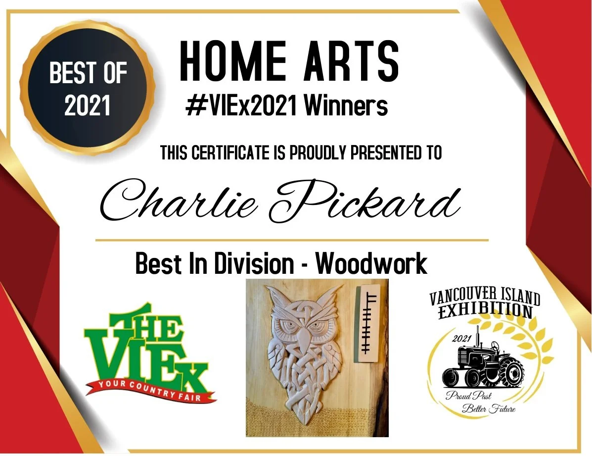 Home Arts - Vancouver Island Exhibition - Best in Division 2021.