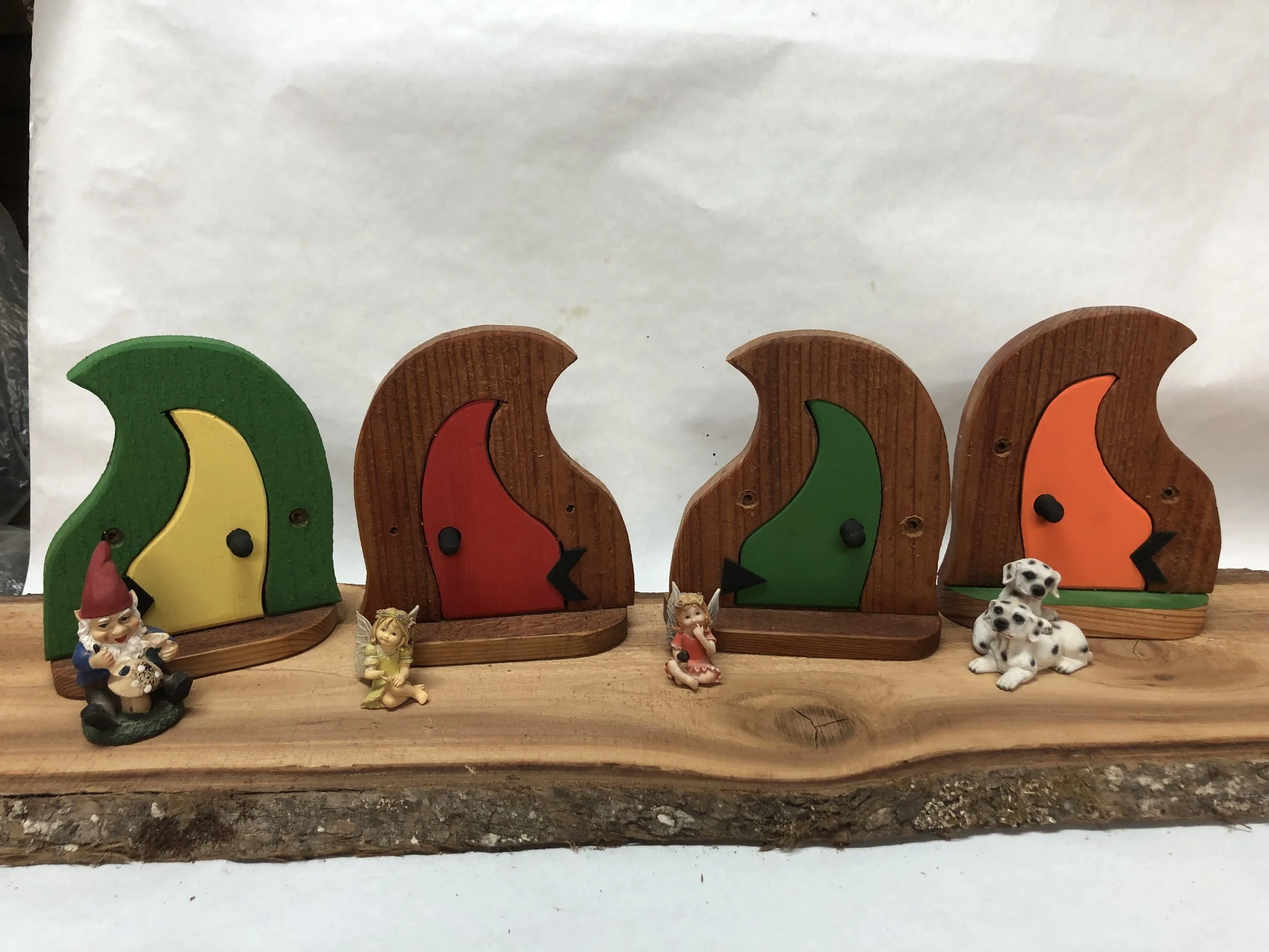 Gnome / Fairy homes = $25.00 each. Doors do not open.