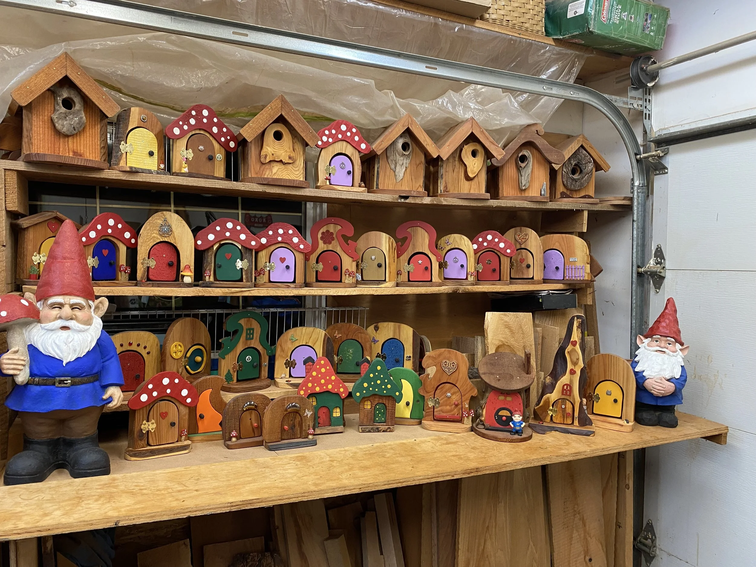 Gnome/Ferry Home Doors & Birdhouses for SALE. $25 to $65.00