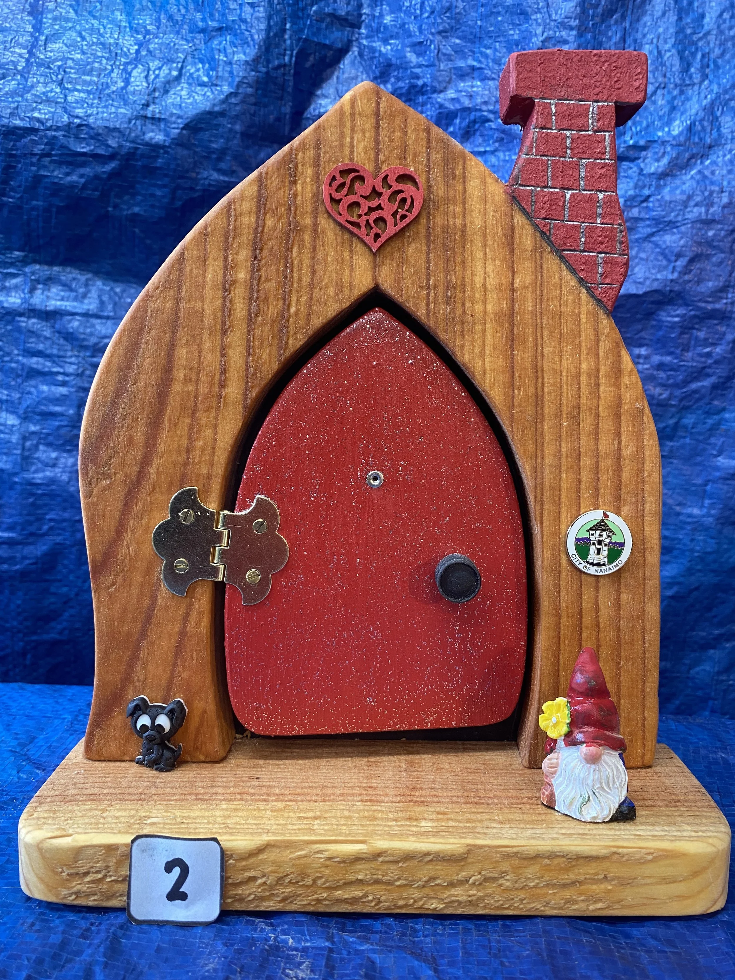 # 2 =  $50.00 - Gnome / Fairy Home Door - Opens