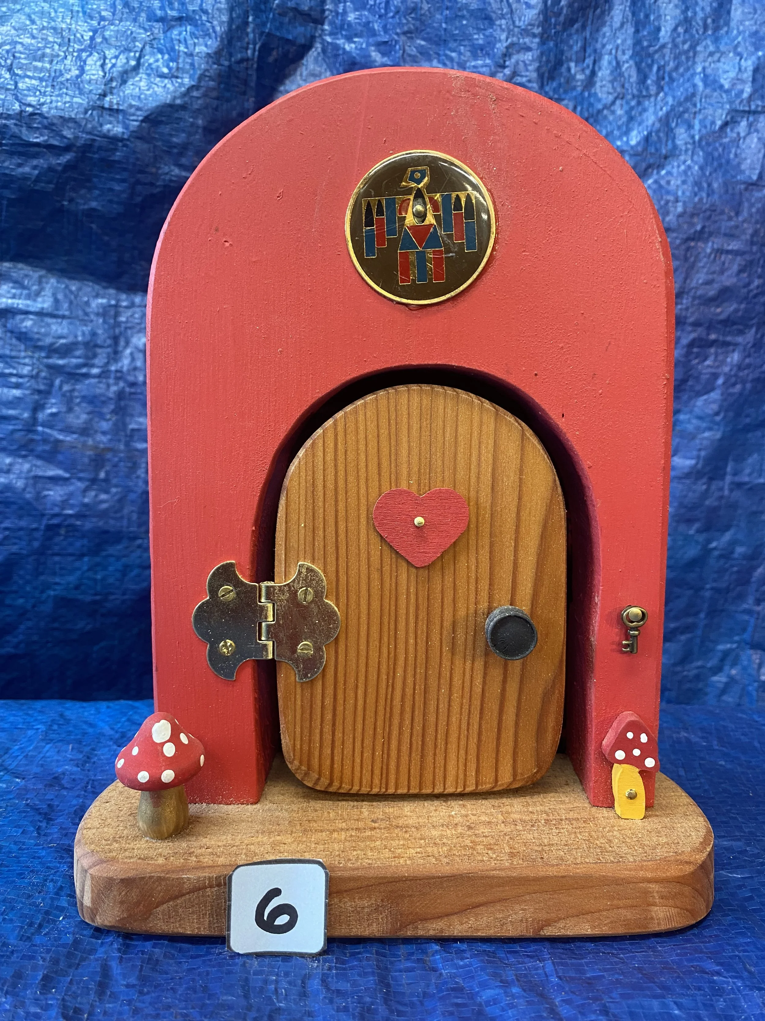 # 6 =  $45.00 - Gnome / Fairy Home Door - Opens