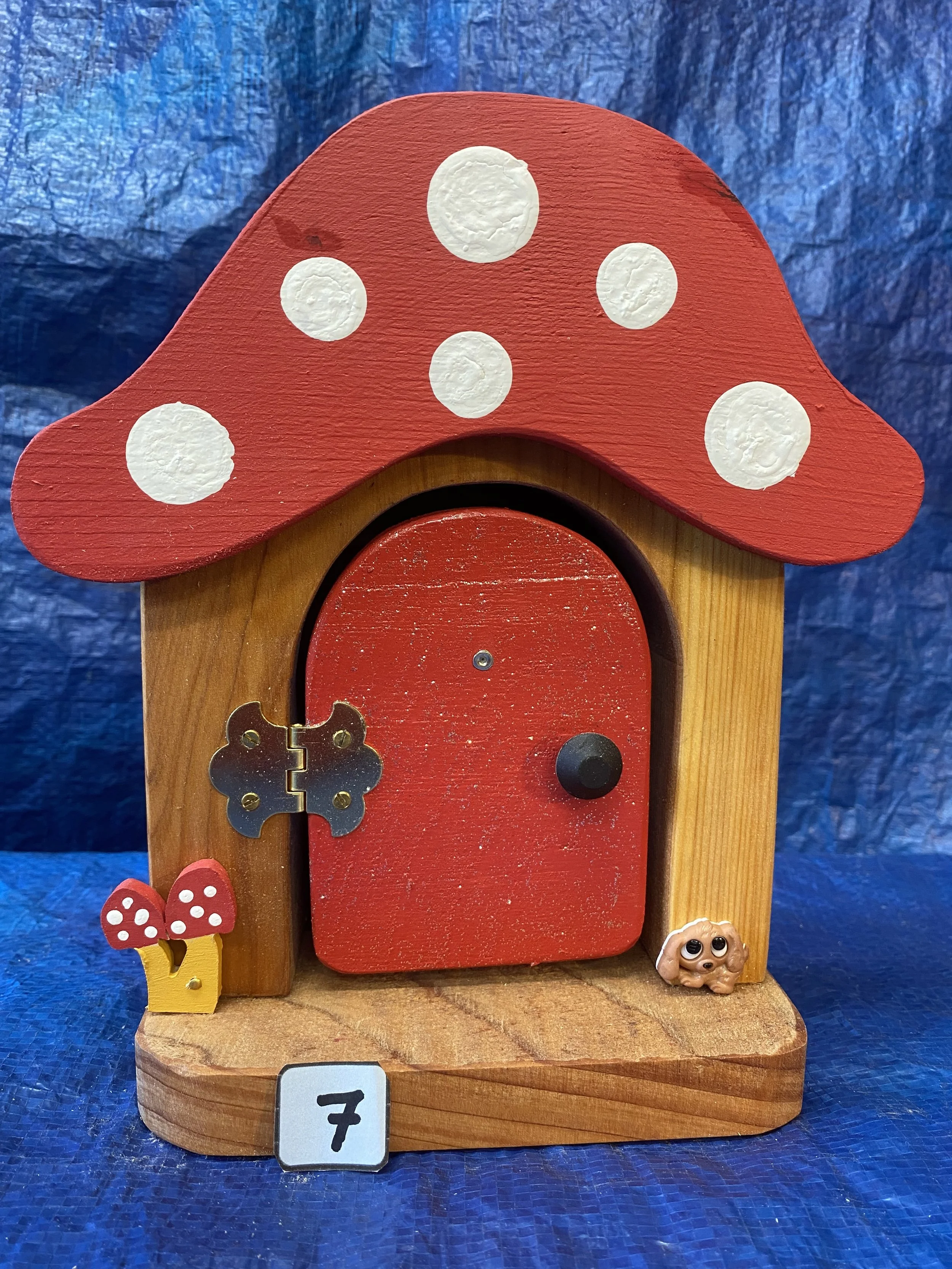 # 7 =  $55.00 - Gnome / Fairy Home Door - Opens "SOLD".