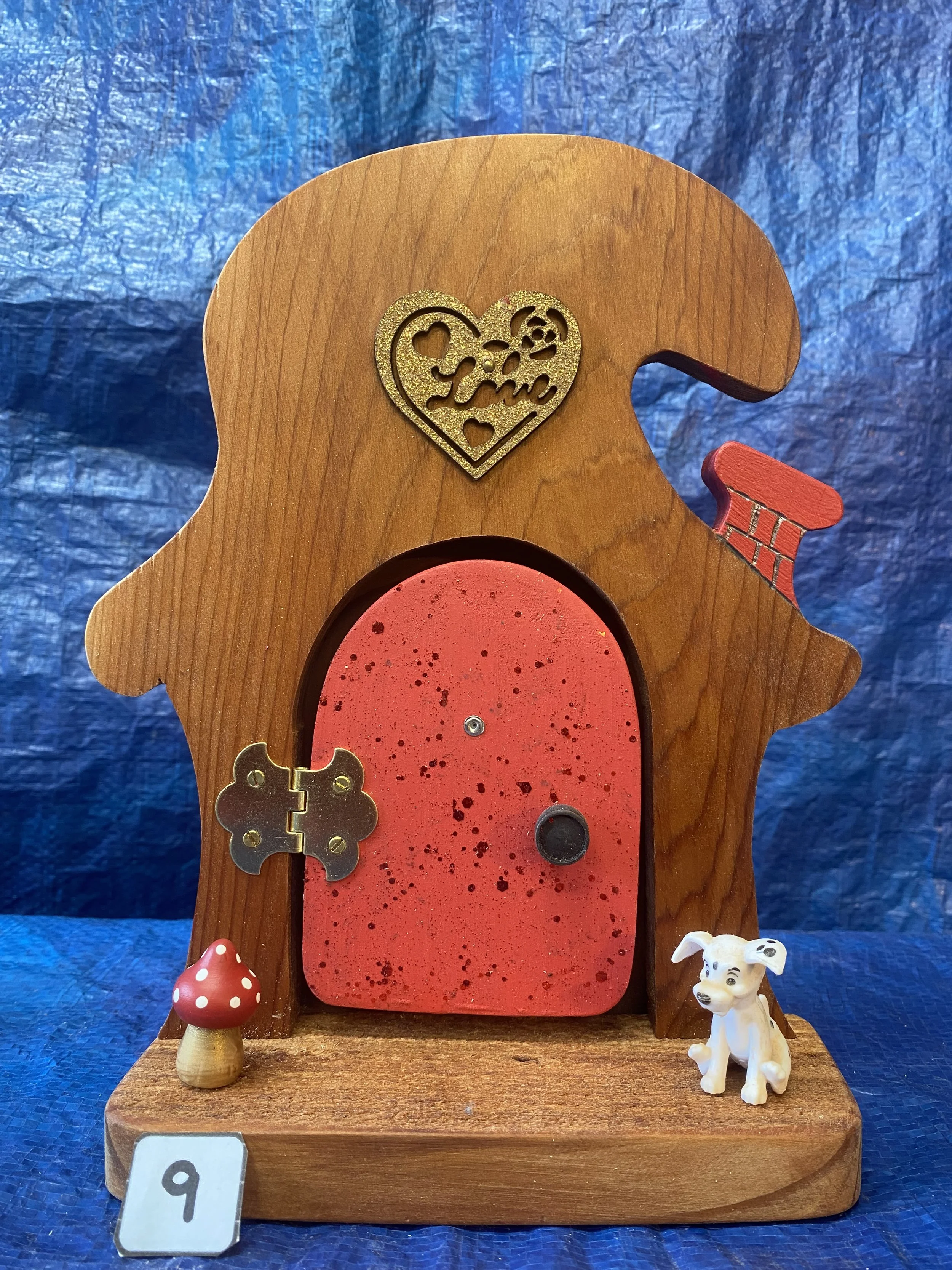 # 9 =  $45.00 - Gnome / Fairy Home Door - Opens