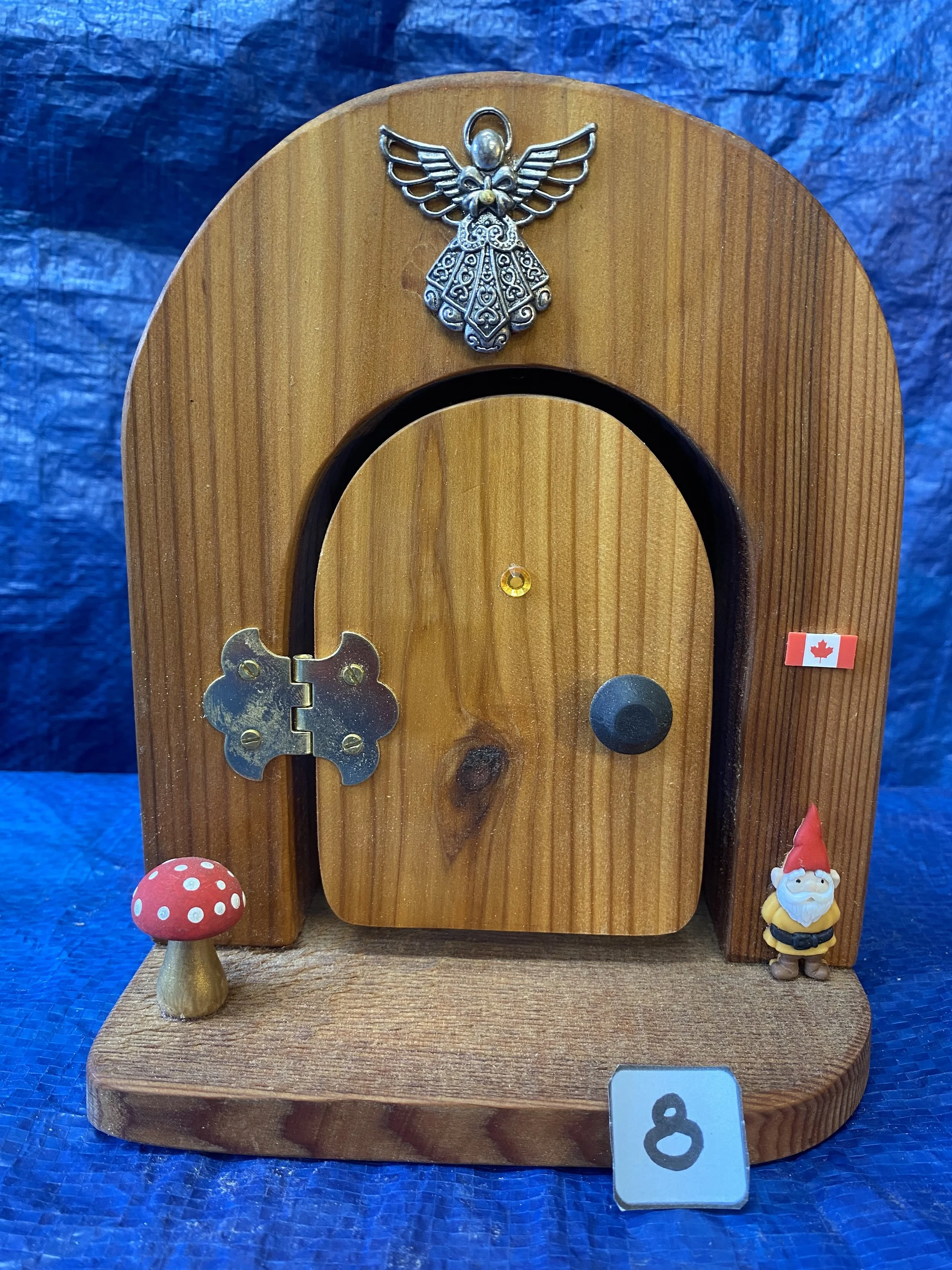 # 8 =  $45.00 - Gnome / Fairy Home Door - Opens