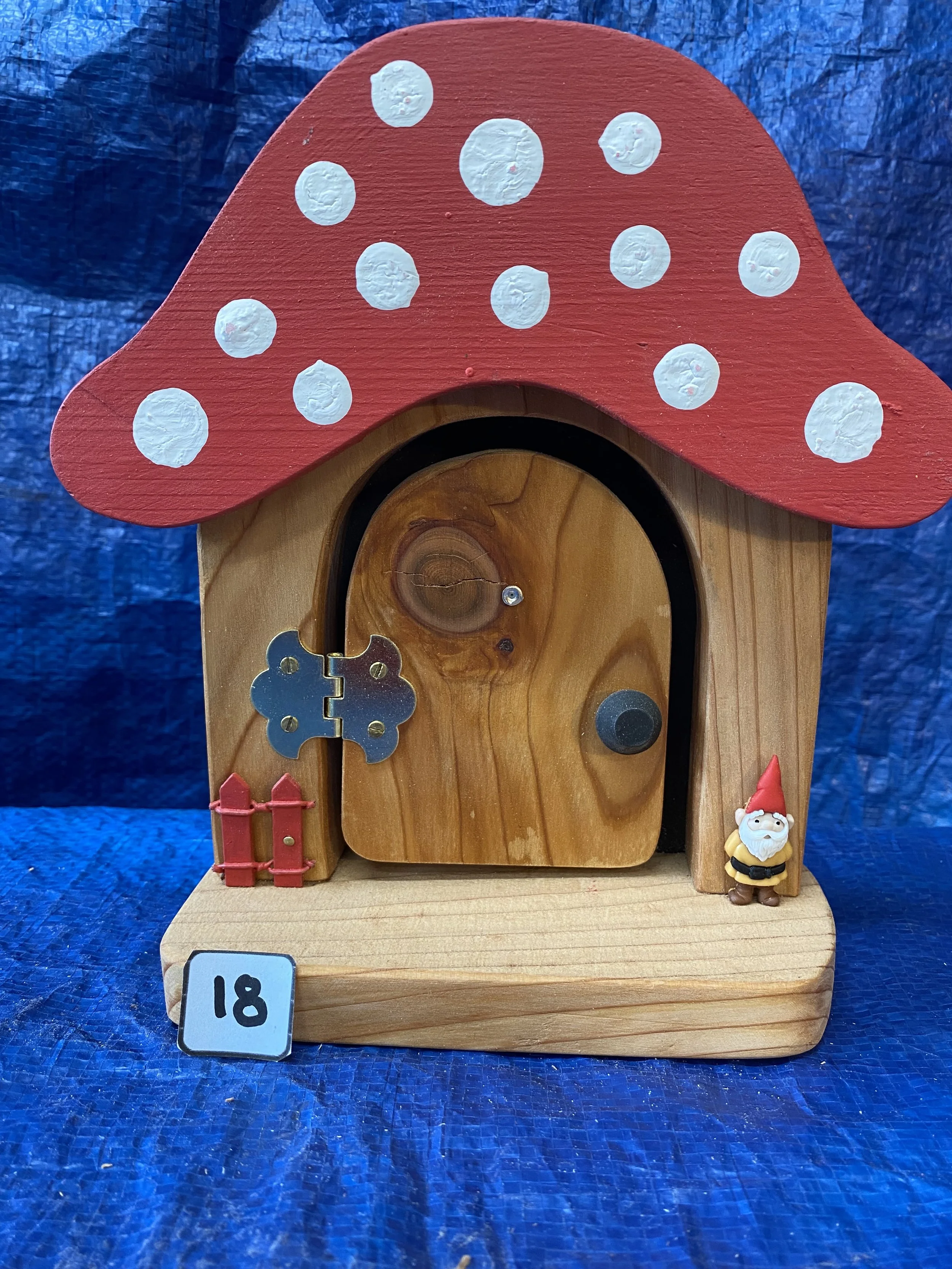 # 18 =  $55.00 - Gnome / Fairy Home Door - Opens "SOLD".