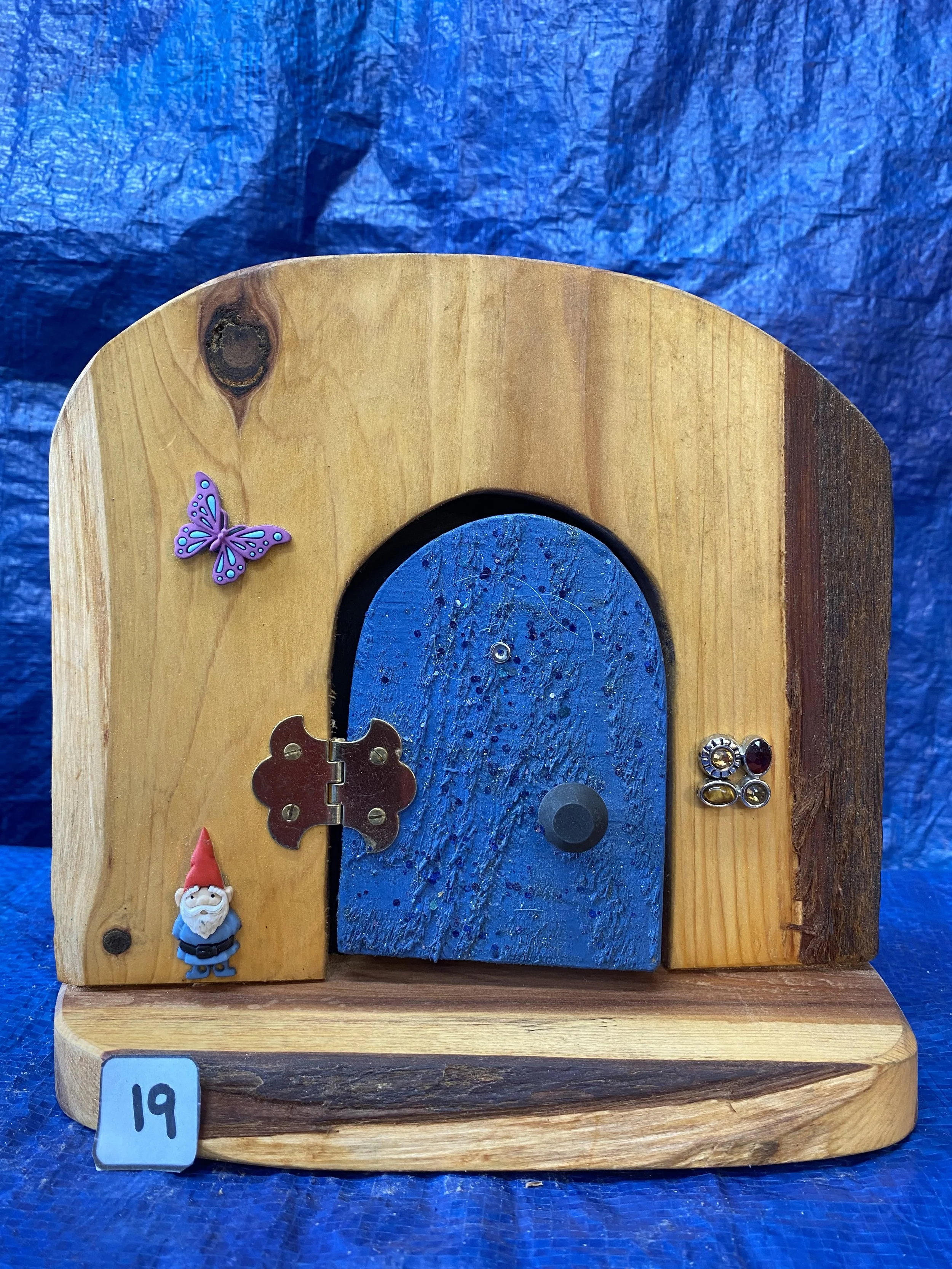 # 19 =  $50.00 - Gnome / Fairy Home Door - Opens "SOLD".