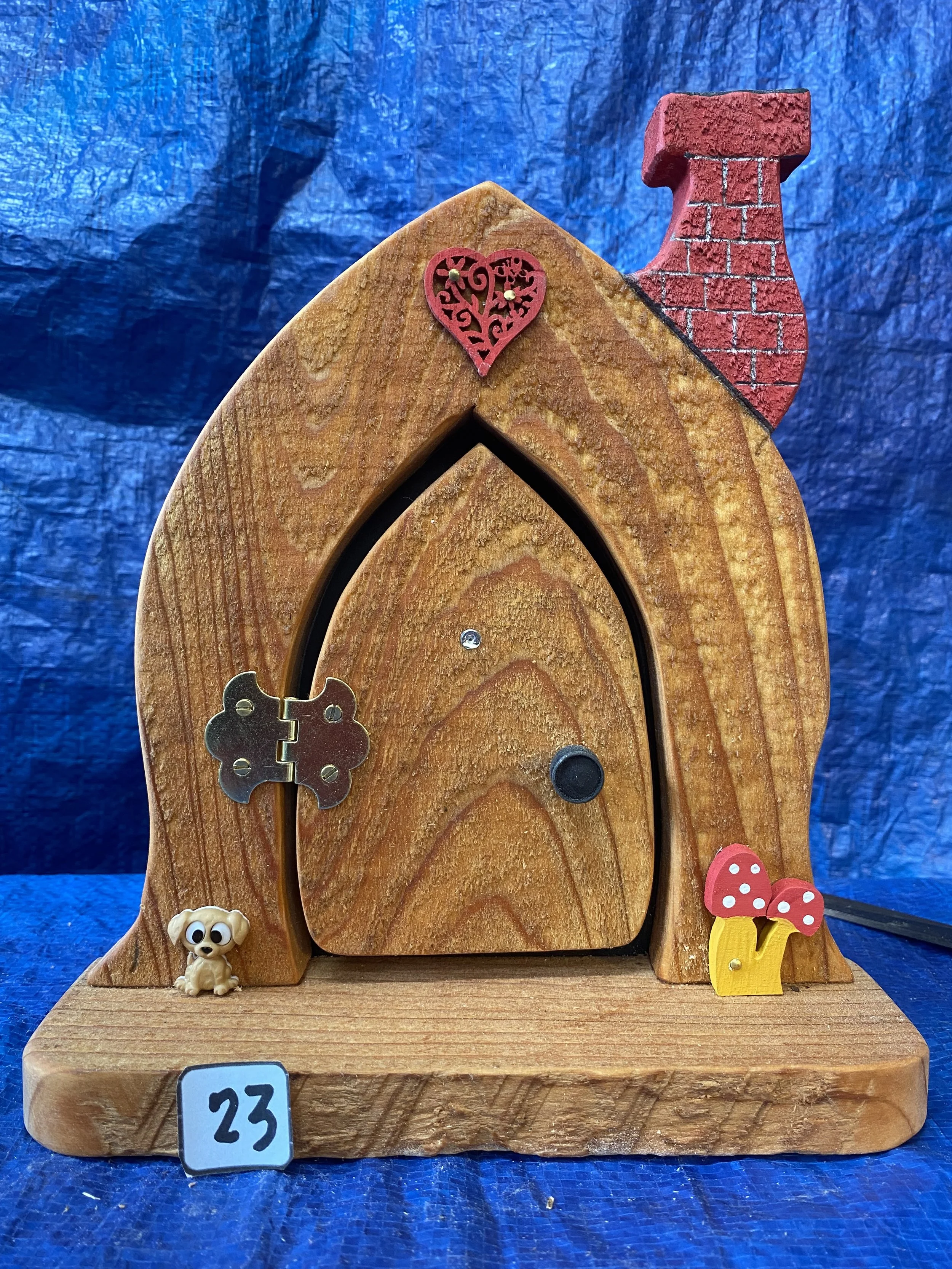 # 23 =  $50.00 - Gnome / Fairy Home Door - Opens "SOLD"