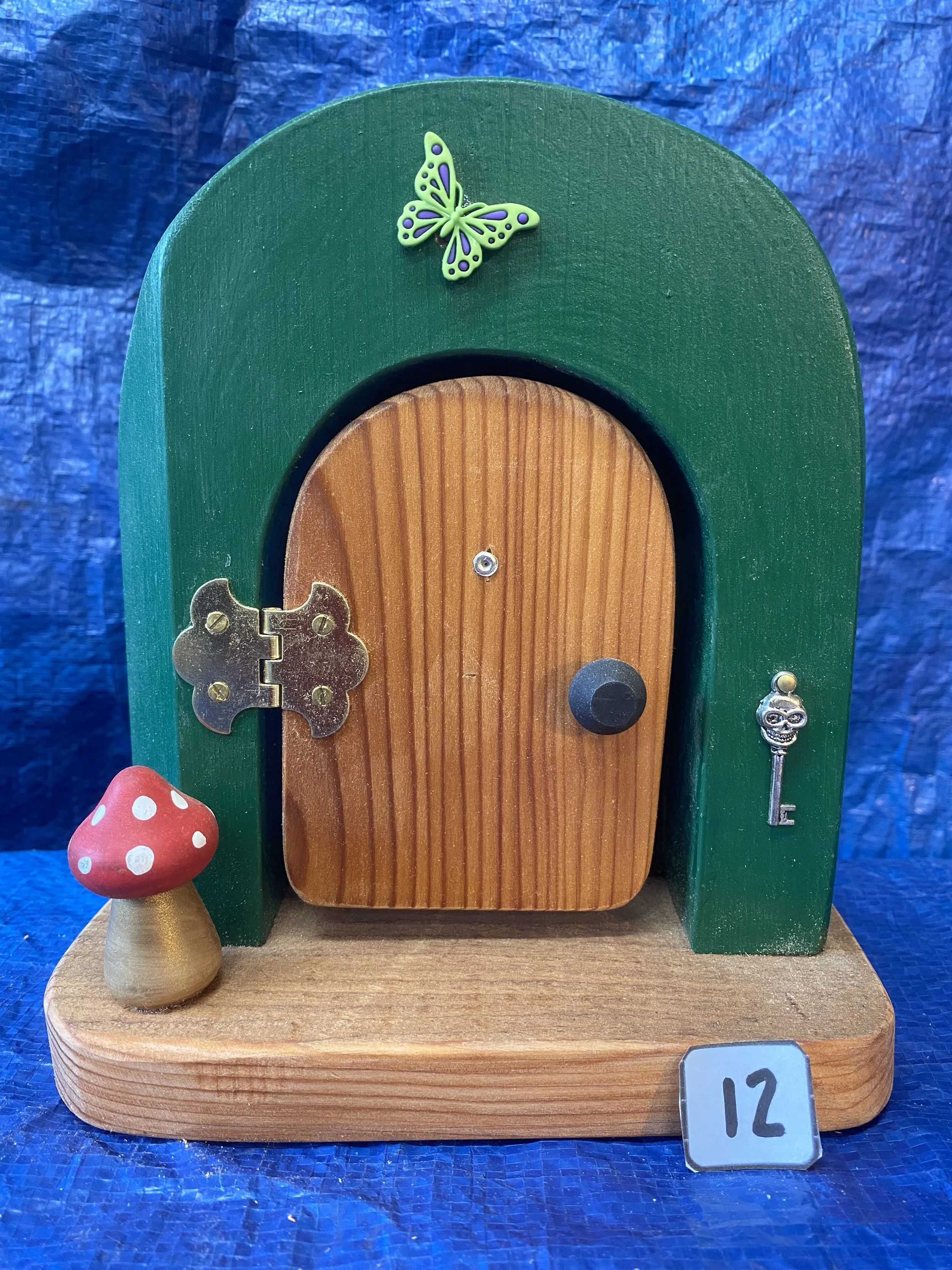 # 12 =  $45.00 - Gnome / Fairy Home Door - Opens