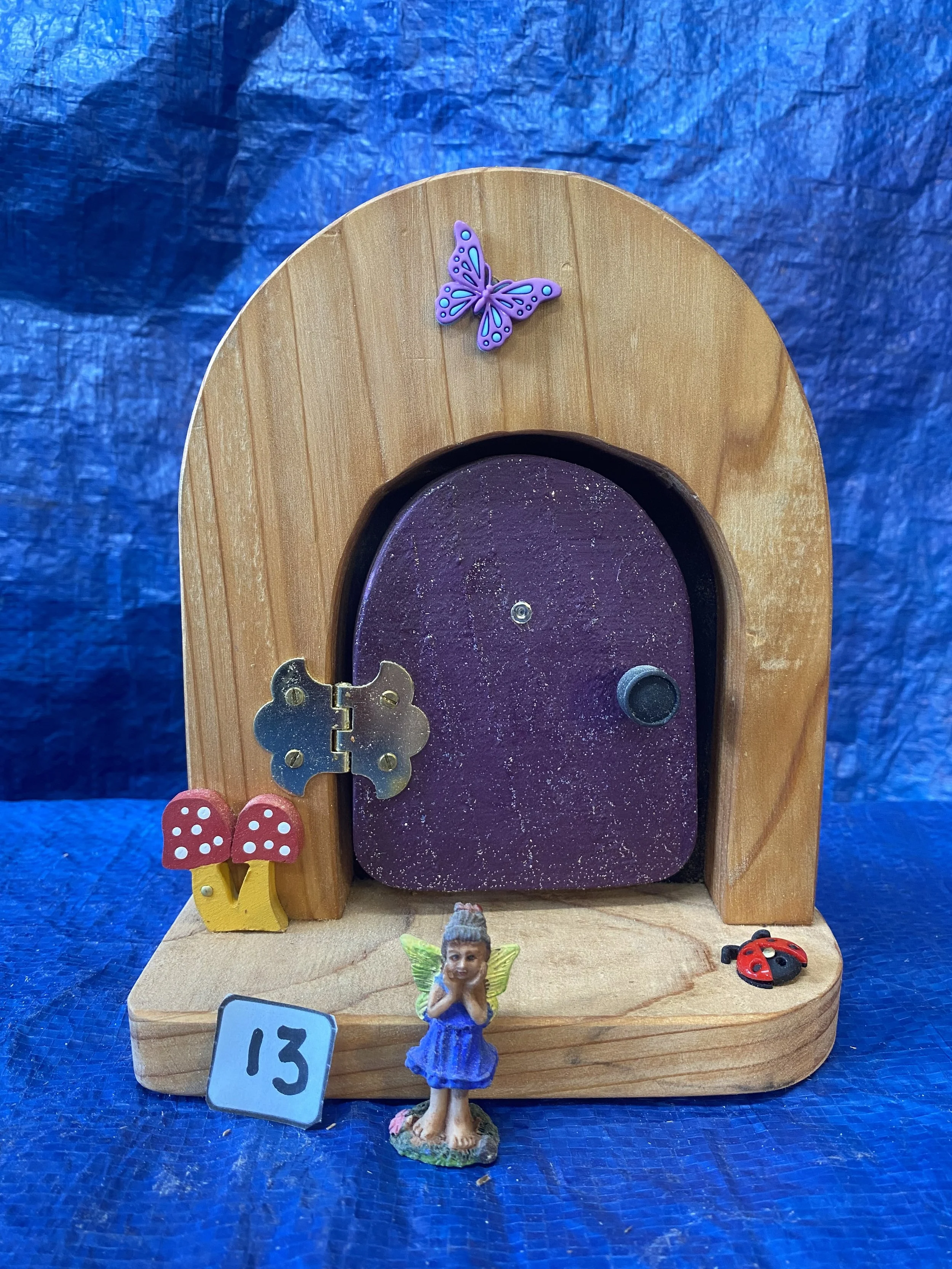 # 13 =  $45.00 - Gnome / Fairy Home Door - Opens