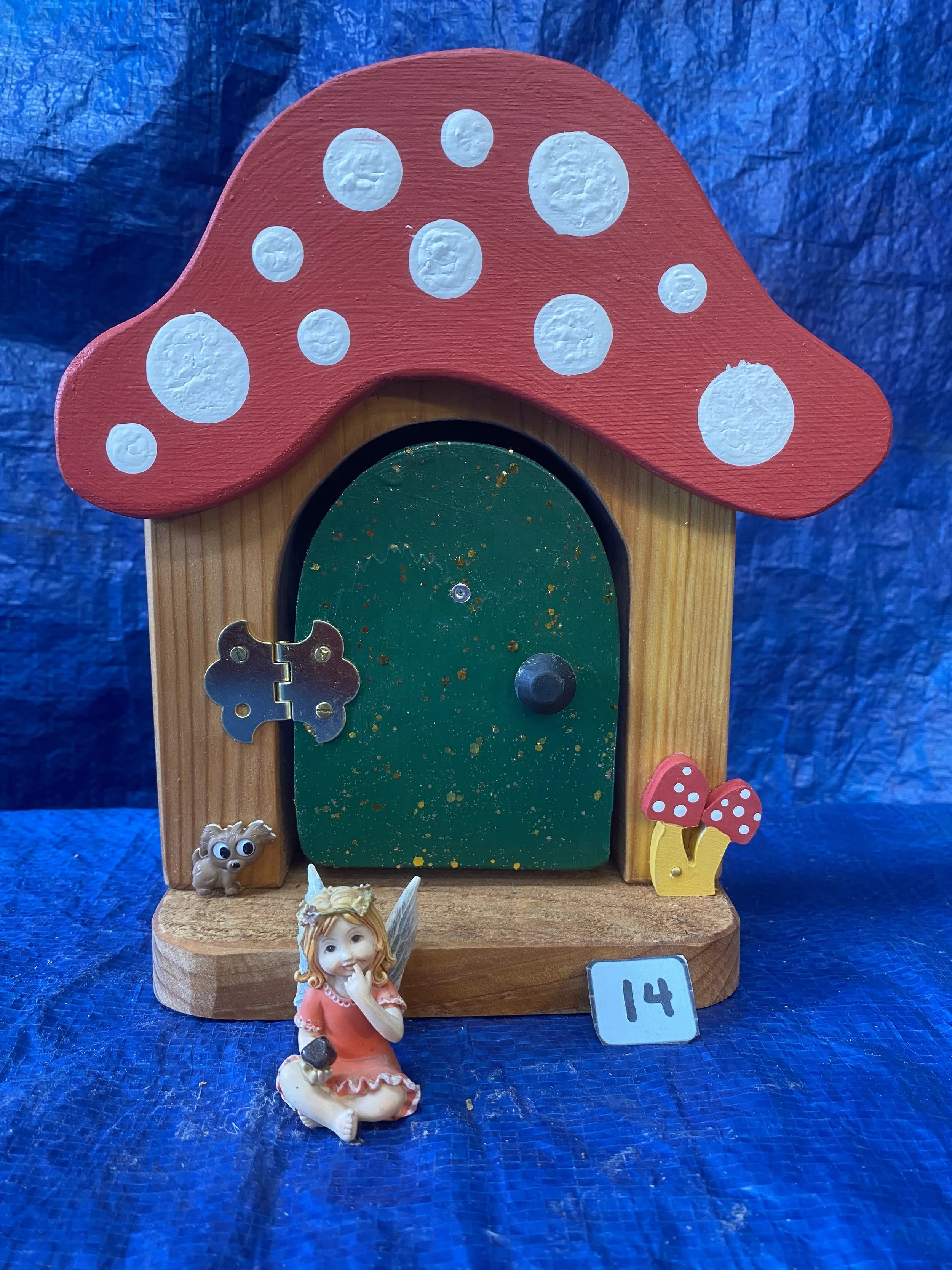 # 14 =  $55.00 - Gnome / Fairy Home Door - Opens "SOLD".