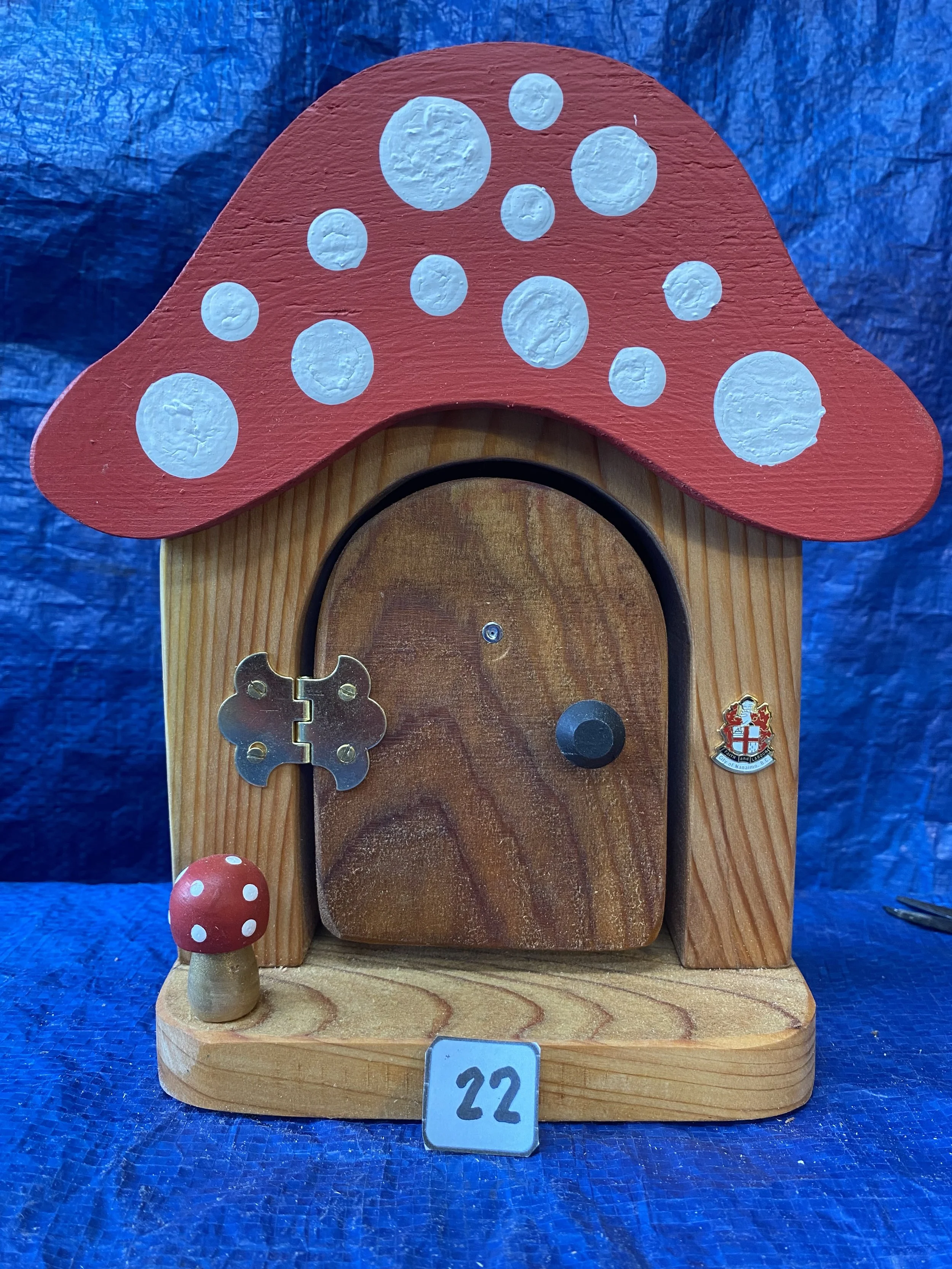 # 22 =  $55.00 - Gnome / Fairy Home Door - Opens "SOLD".