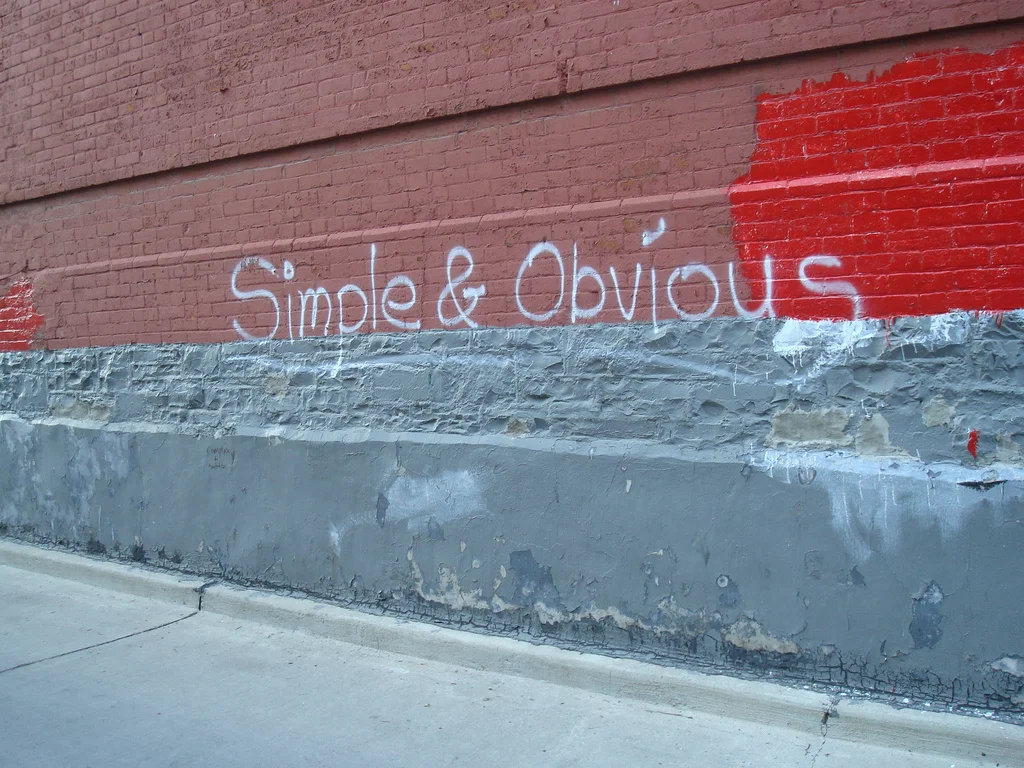 Keep it simple and obvious. You're trying to communicate an idea, not impress people with your advanced vocabulary. Photo: Emma Jane Hogbin Westby via Flickr .