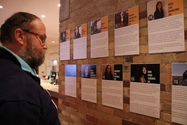 EPCitizen profiles on display at Samara's Civicus event. Photo: Samara Canada