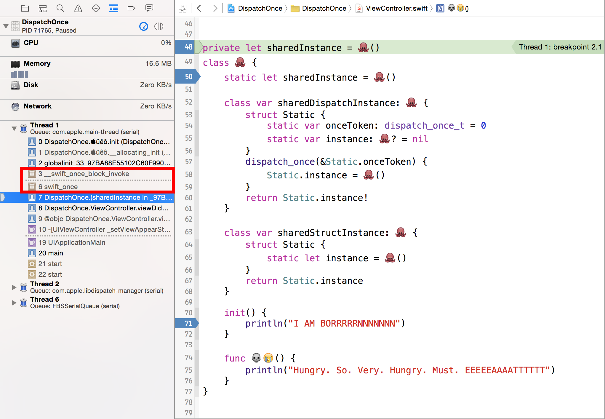 Using the Global Singleton