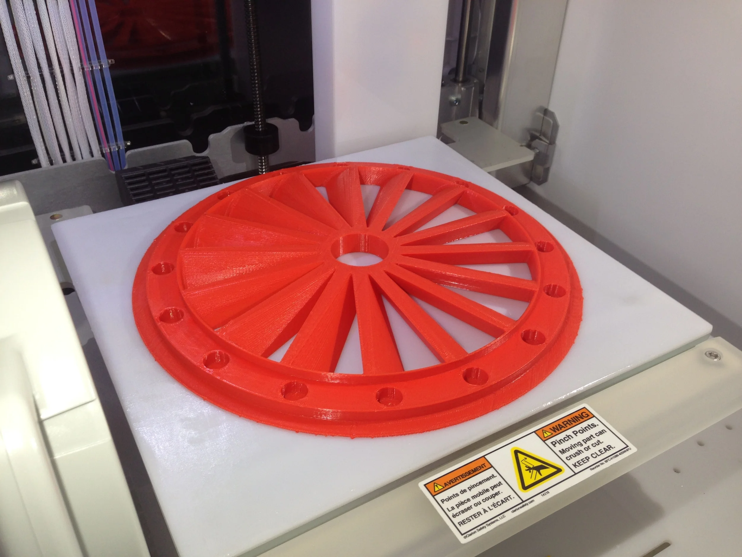  4 hours to design, 20 hours to print. Printed on my home 3D Systems Cube Pro. 