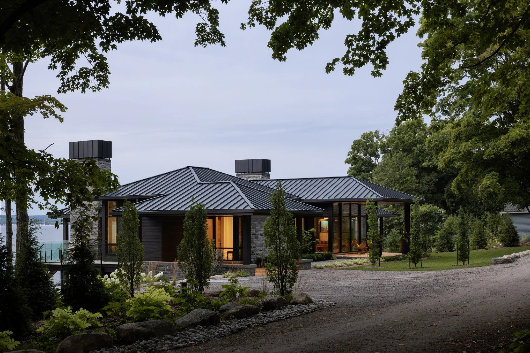 First impressions last.  Let's make your home's entrance something you look forward to.
[ Midland, Ontario | 5400 sf ]

&bull;
Interior Design + Build: @ihdbuild 
Engineering: @quantumeng
Photo: @adrianozimek.photo
Kitchen Design + Install: @craftsme