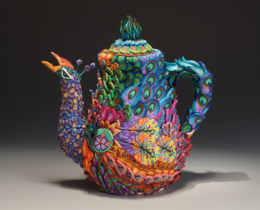 Spectrum Peacock Teapot