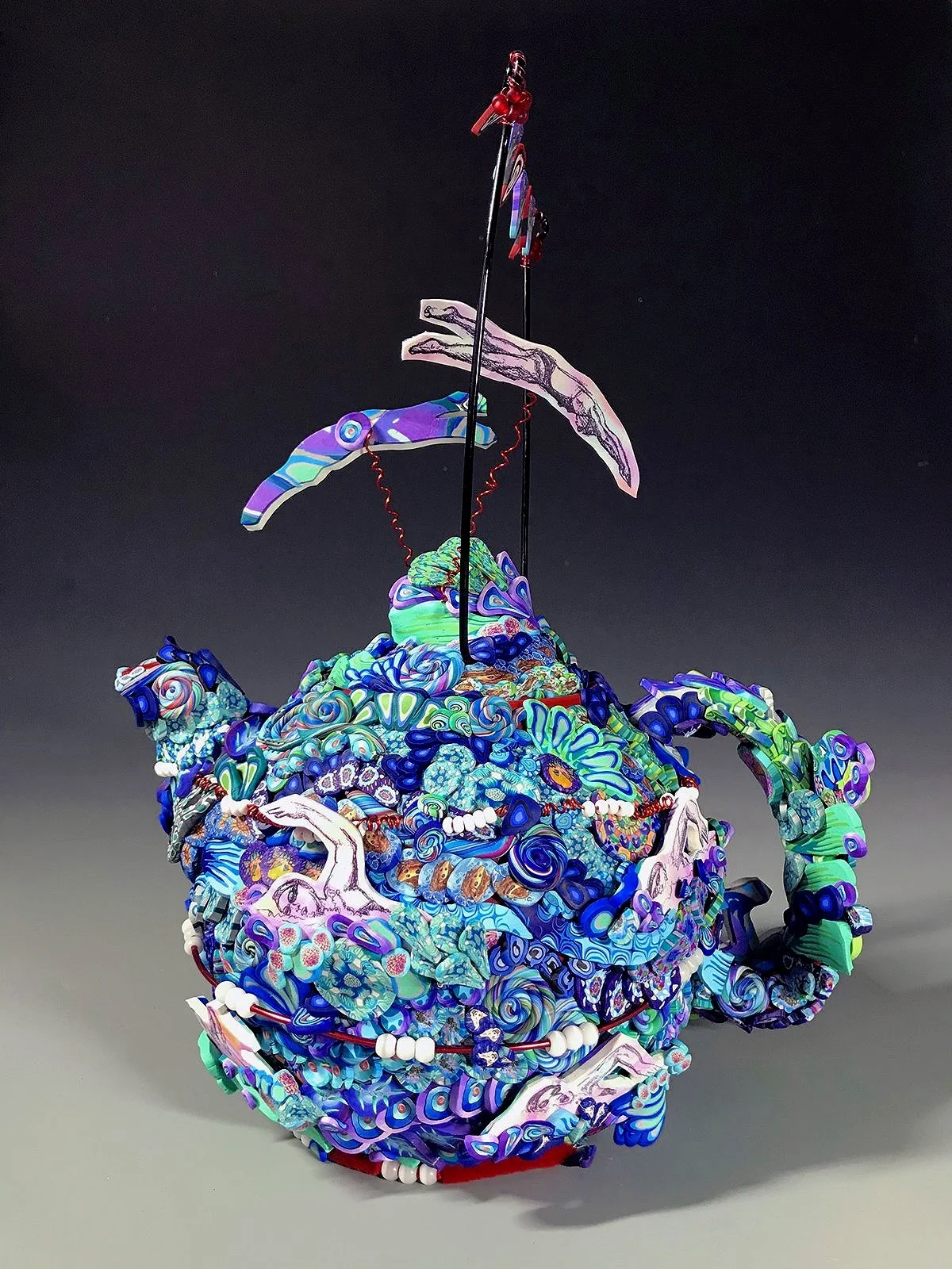 Off the Deep End Teapot