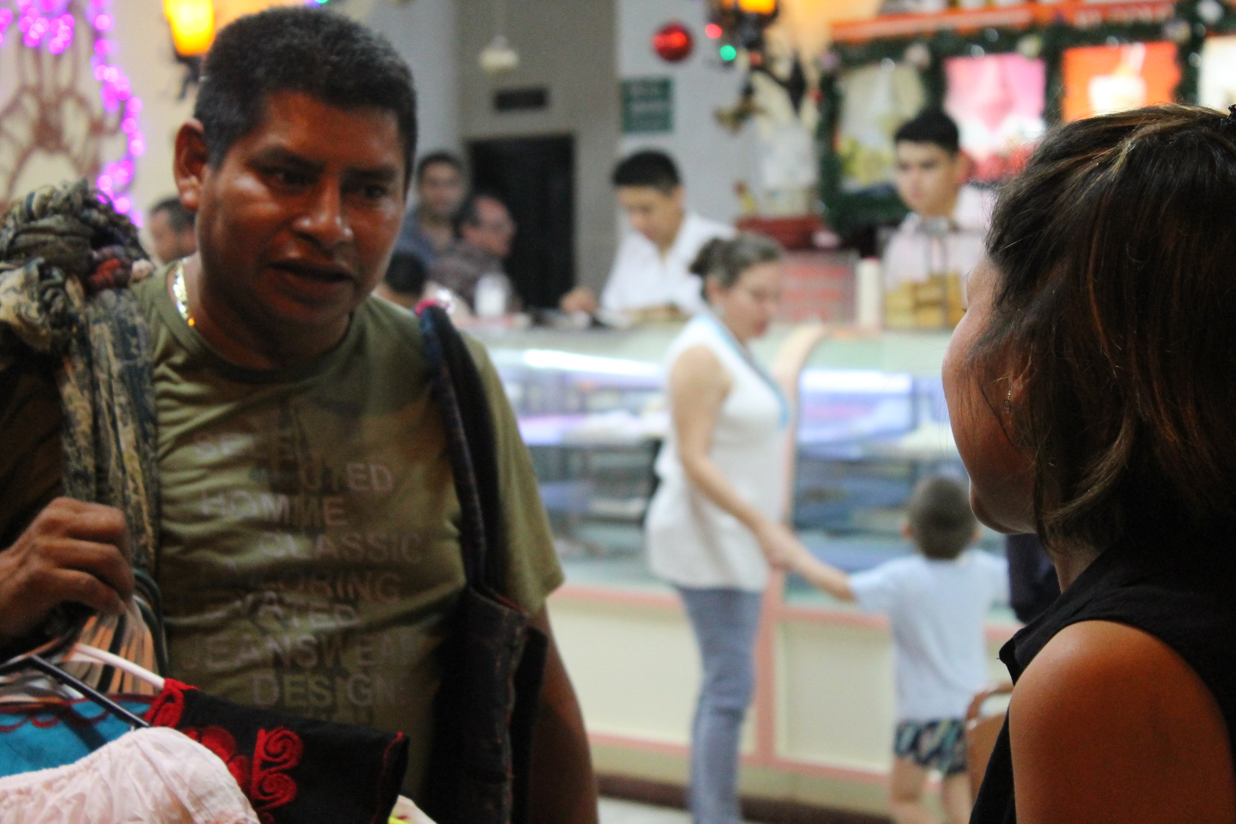 Yvonne (Founder) with Mario (Artisan) 