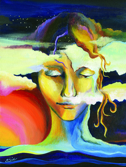 Headspace. 2011 acrylic on canvas 12x16"