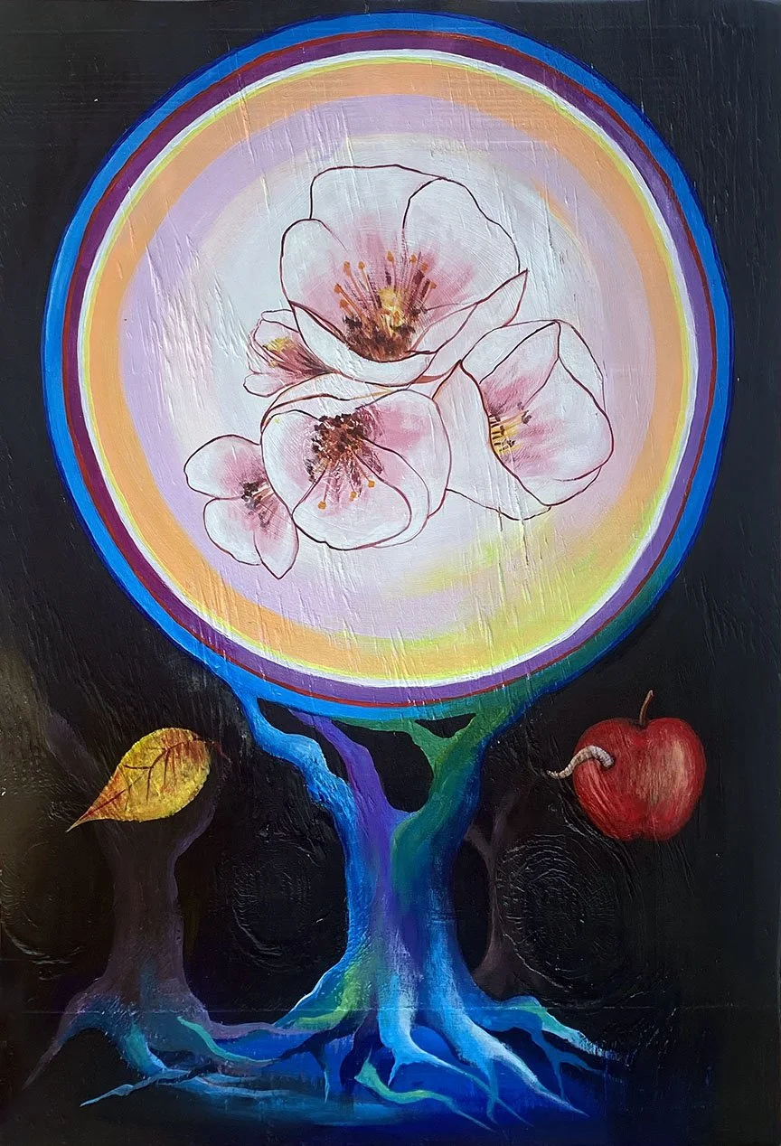 It's not about the apple blossom