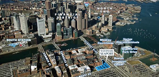 Location | Watermark Seaport, 85 Seaport Blvd, Boston