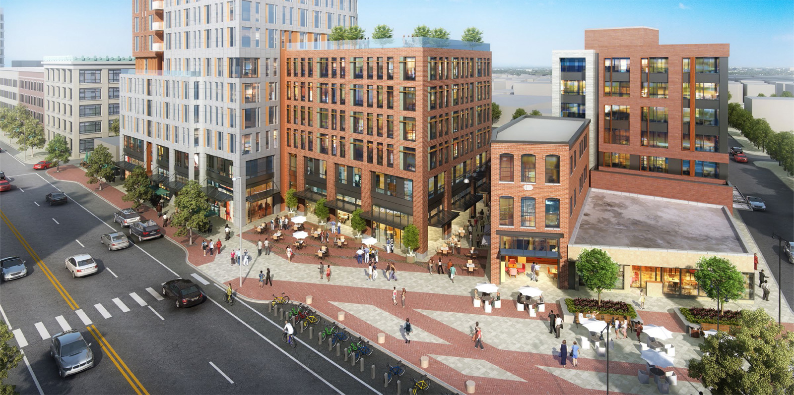 Retail Plaza on Mass Ave | Mass+Main, Central Square, Cambridge