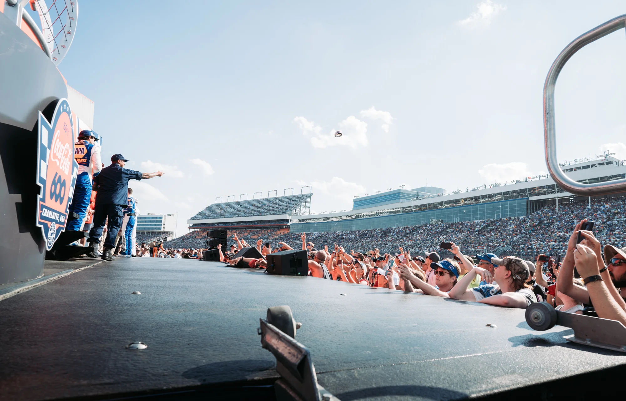 Feeding hungry Nascar fans with a free hat