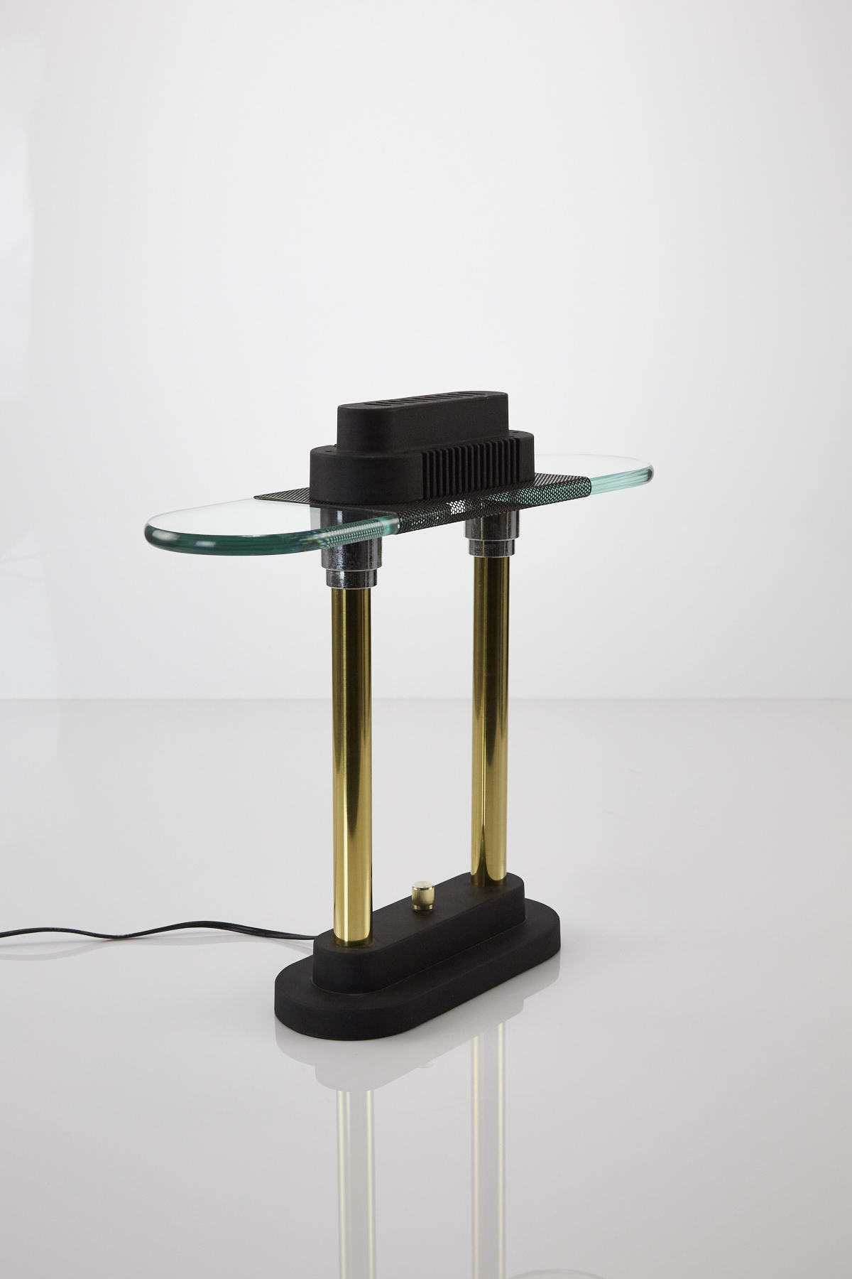 Vintage Postmodern Bankers Lamp By Robert Sonneman For George Kovacs Vintage Postmodern Bankers Lamp By Robert Sonneman For George Kovacs