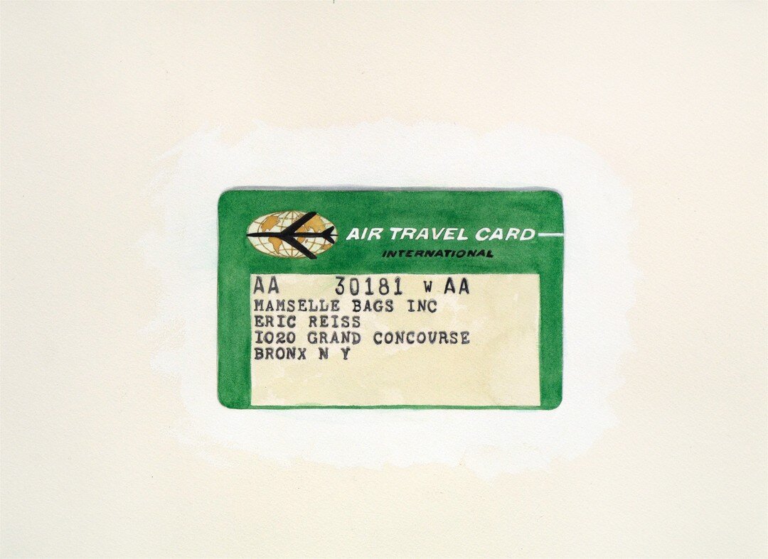 Air Travel Card, 2017⁠
Watercolor and gouache on paper⁠
12.2 x 16.1 inches⁠
.⁠
@fabian_erik_patzak⁠
@artsy⁠
⚡️💯⚡️⁠
.⁠
DM for details 📲⁠
🖌⁠ #art #painter #contemporarypainting #stilllife #stilllifepainting #artcollector #memory #loss #documents #st