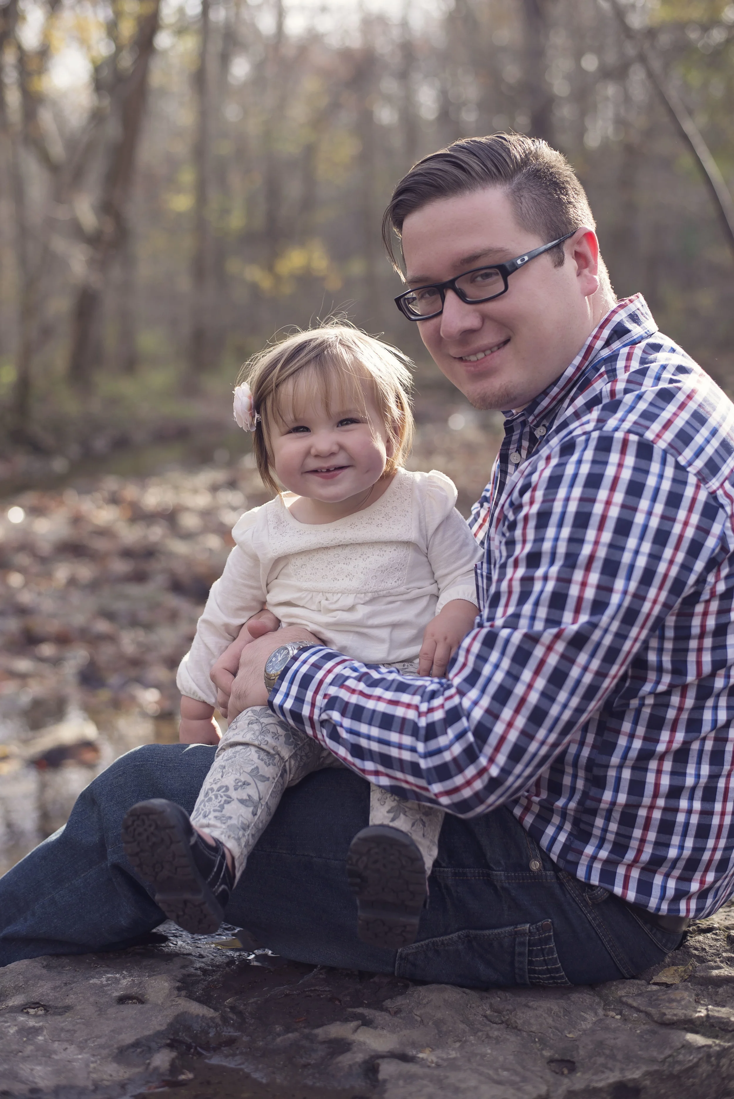 Recent photo of Owner/Lead Photographer Chris Birkmeyer with daughter Audrey Mae.