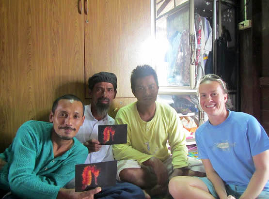 Afternoon tea with the fishers of Khuraburi. Lindsay Aylesworth/Project Seahorse