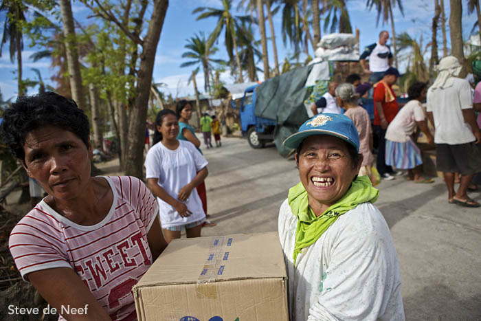 ZSL and Project Seahorse relief operation in Dunganon Bank, Bantayan Island.