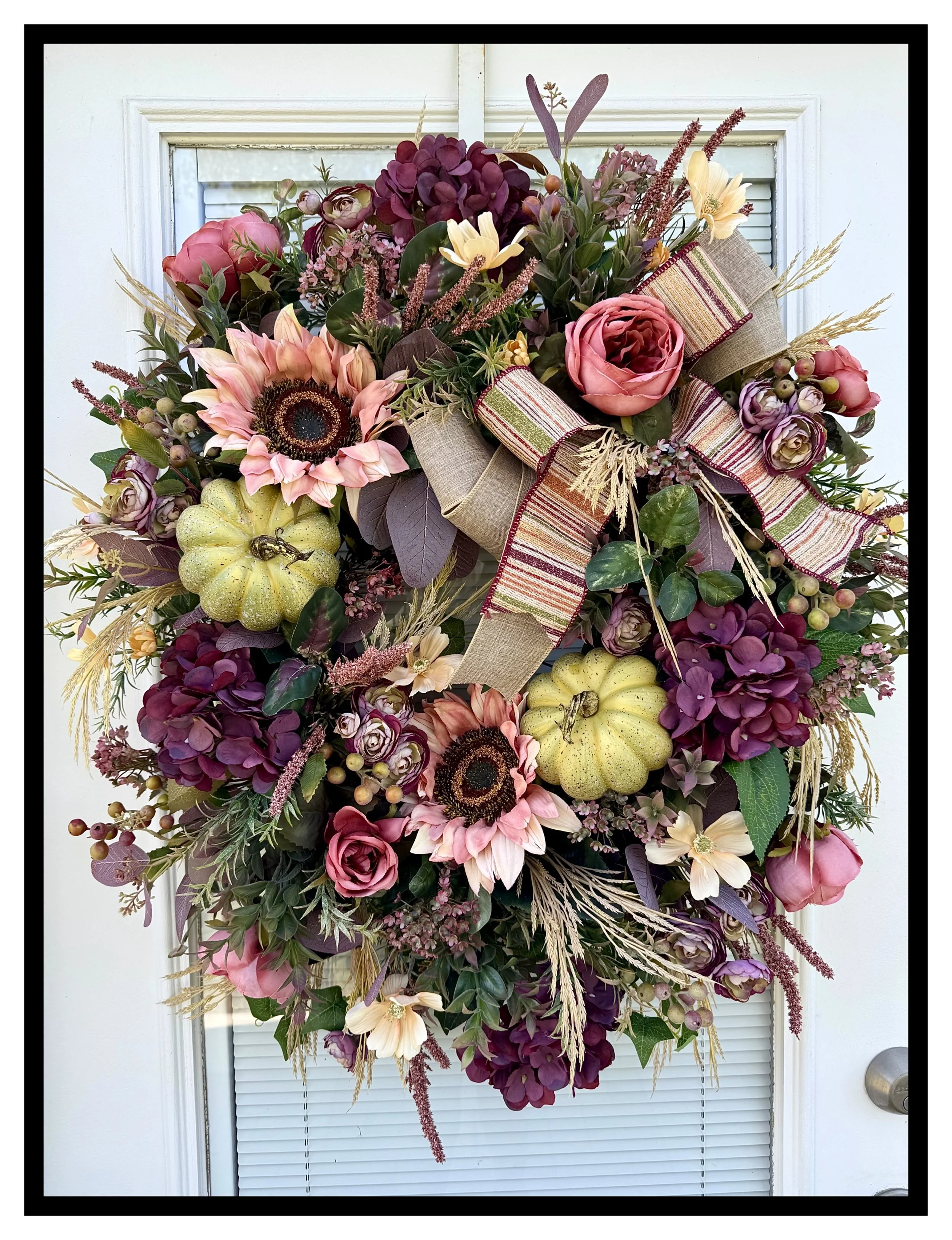 Autumn Wreath With Tuscan Luxury