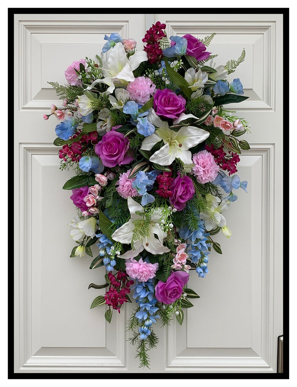 Floral Wall Swags Front Door Swags Decorative Swags For Doors
