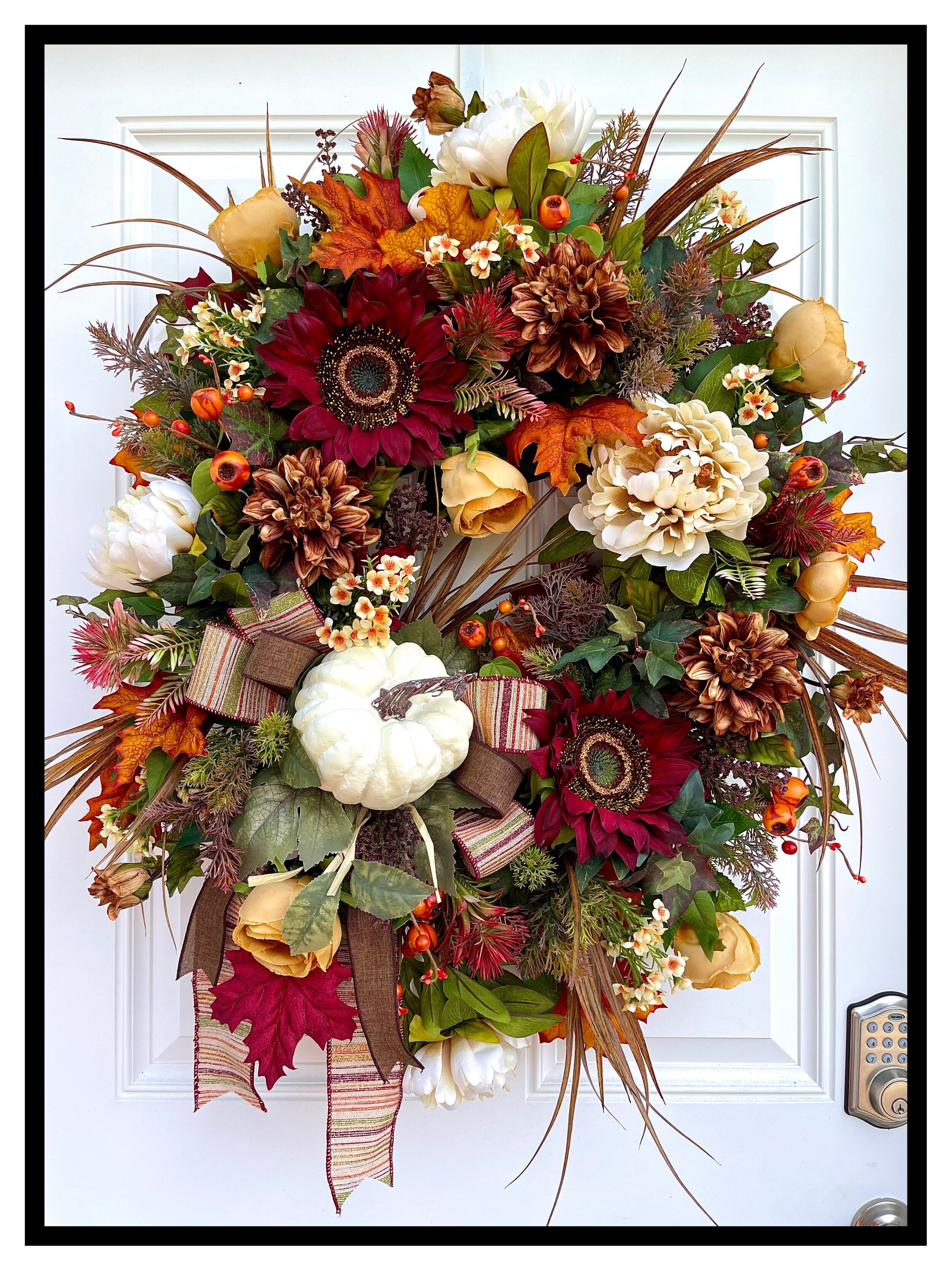 Fall Door Wreaths | Autumn Front Door Swags | Fall Wreath ...