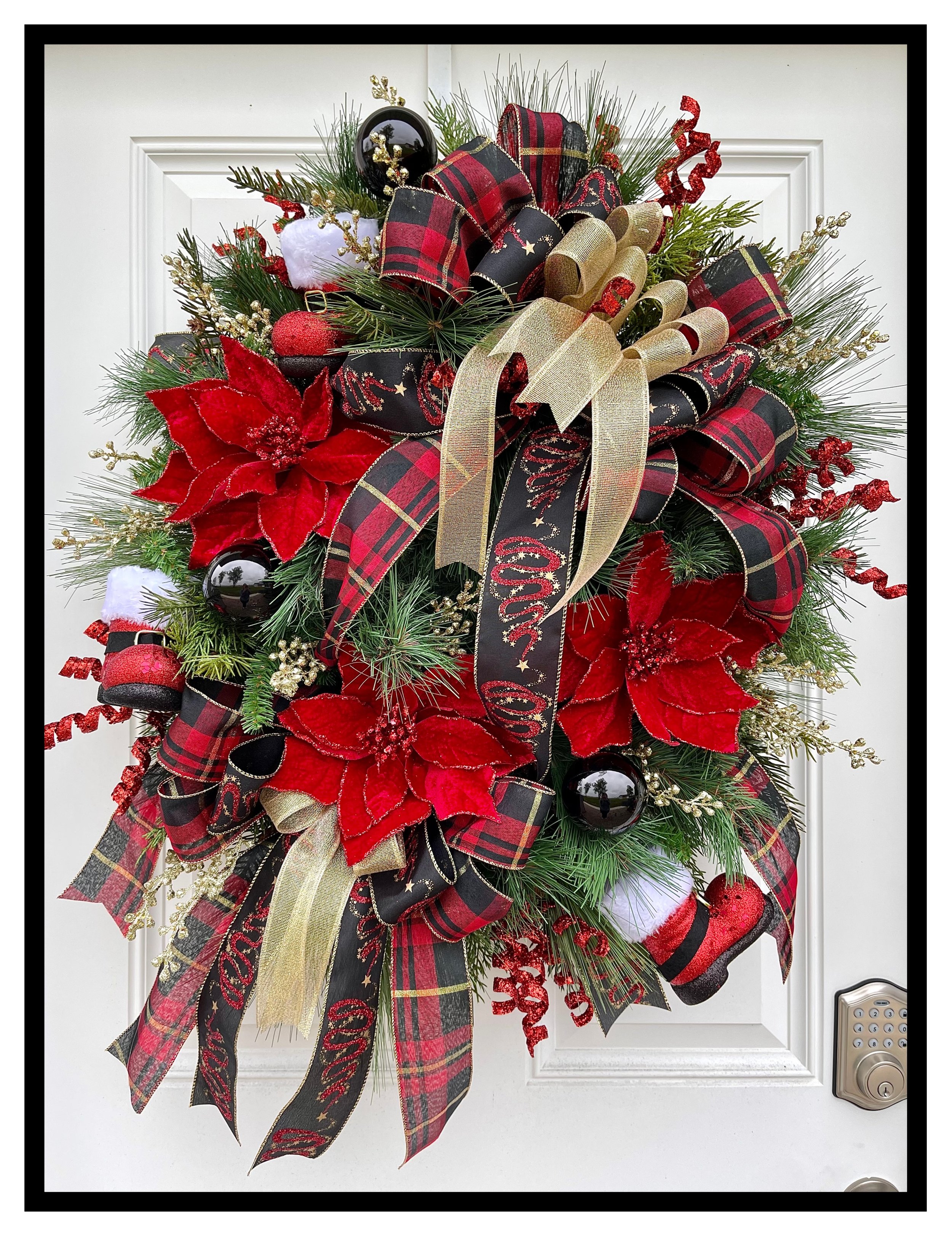 Door wreath Christmas