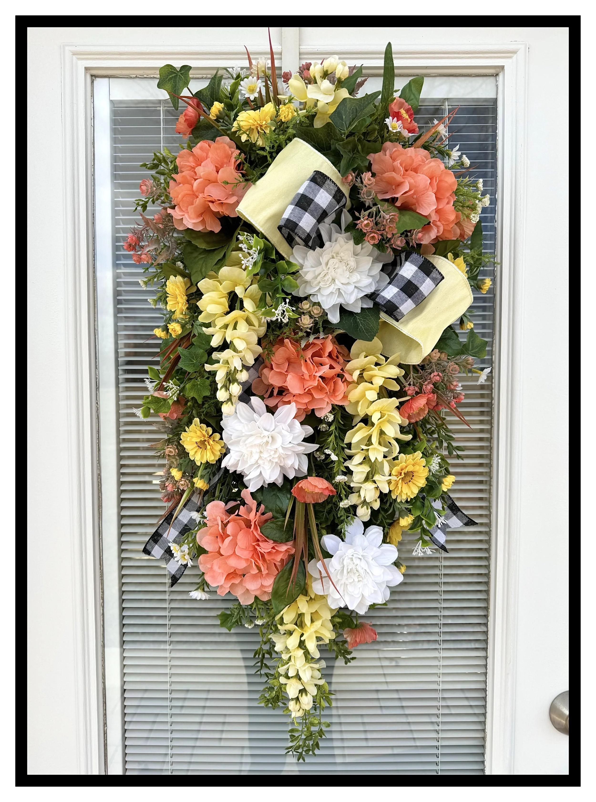 Summer Wreaths Front Door Swags Decorative Floral Summer Door Wreaths and Swags Sugar