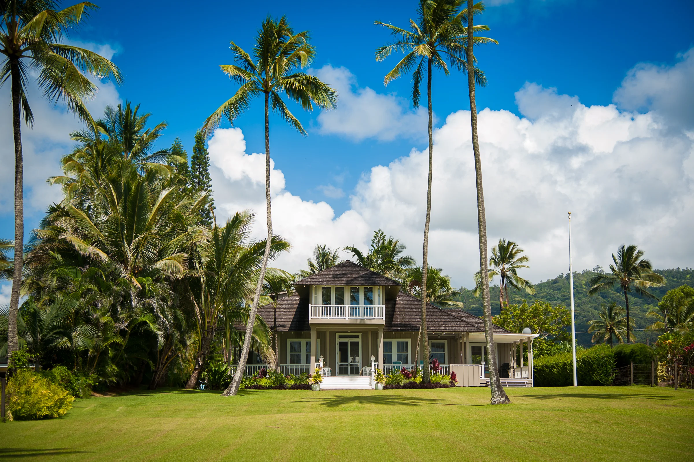Hanalei Beachfront Plantation Home