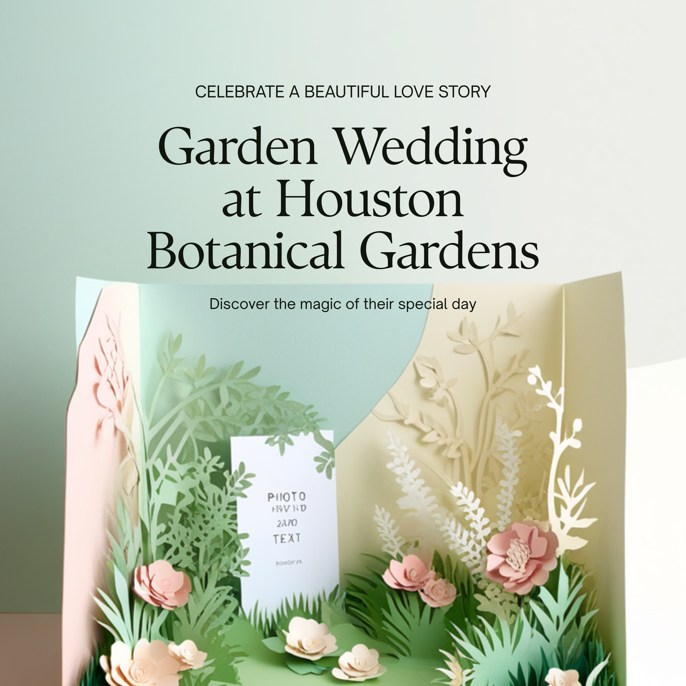 Amanda & Lance’s Elegant Garden Wedding at the Houston Botanical Gardens 🌿