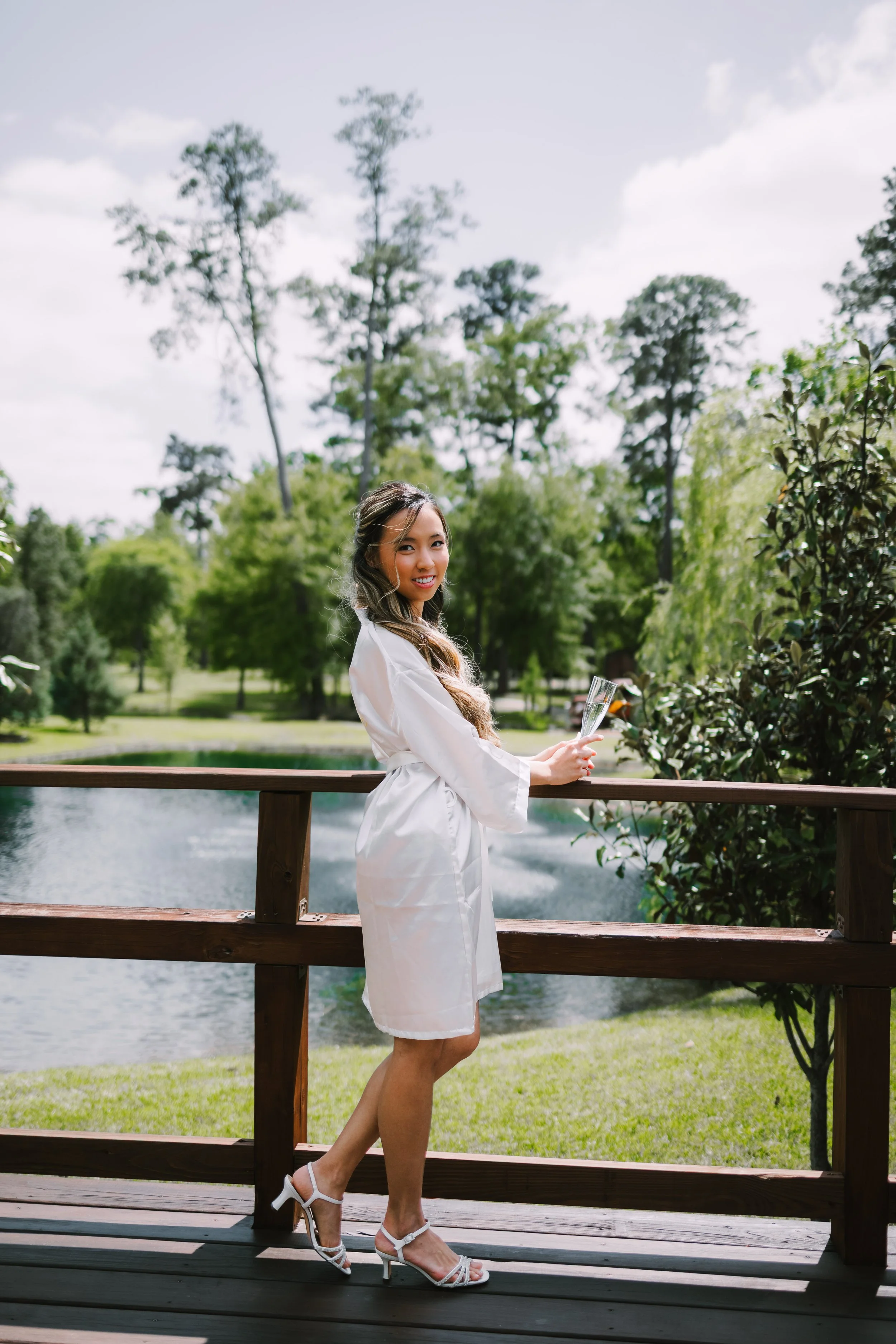 Bride Champagne Toast