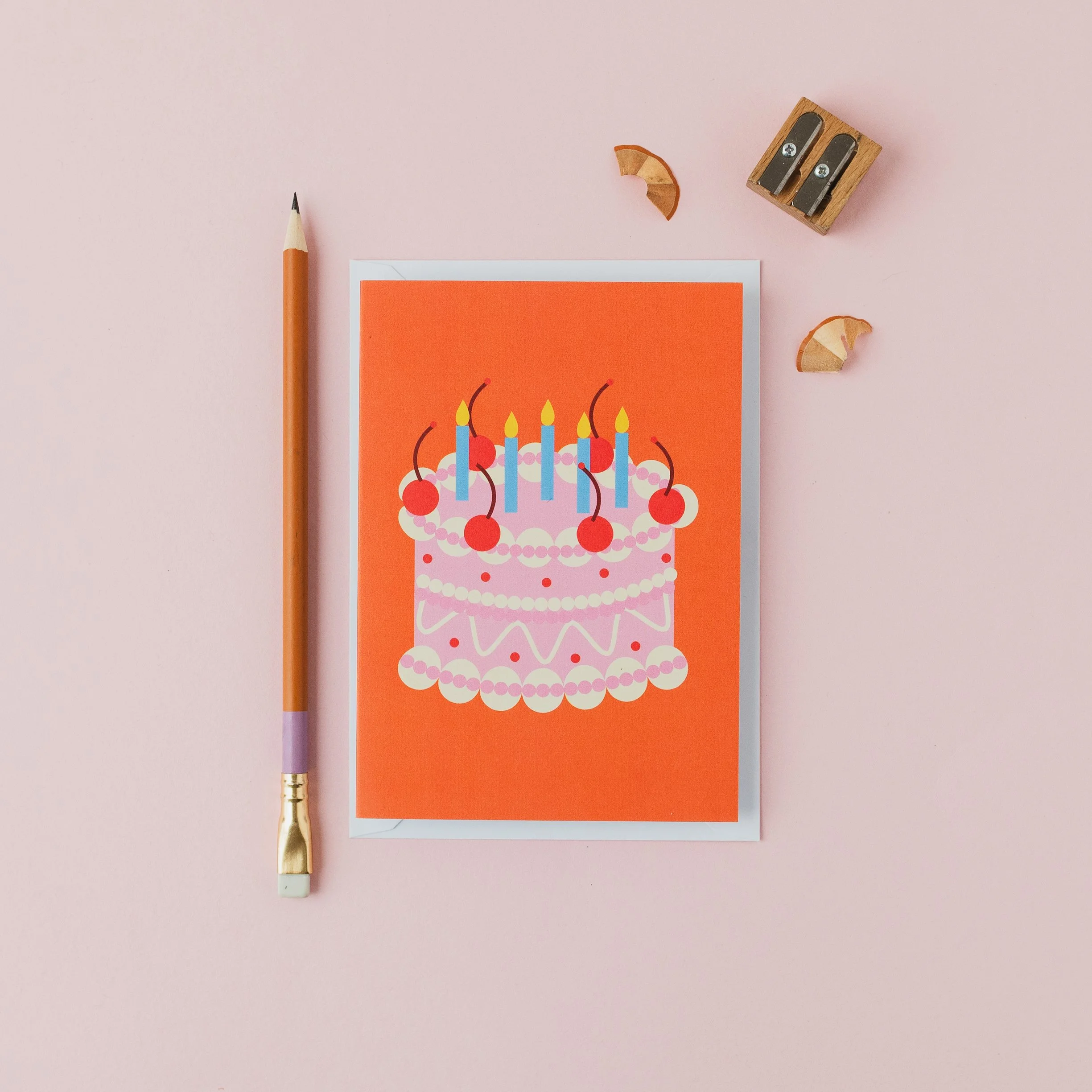 Lambeth Birthday Cake Orange