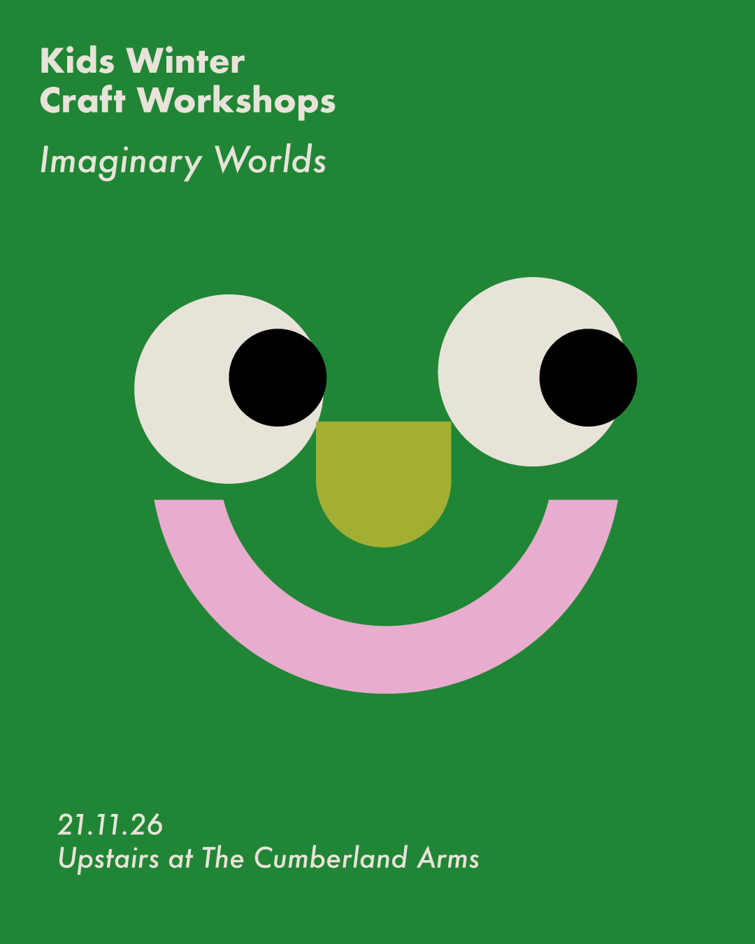 Imaginary worlds 21/11/26 at The Cumberland Arms 1-2pm