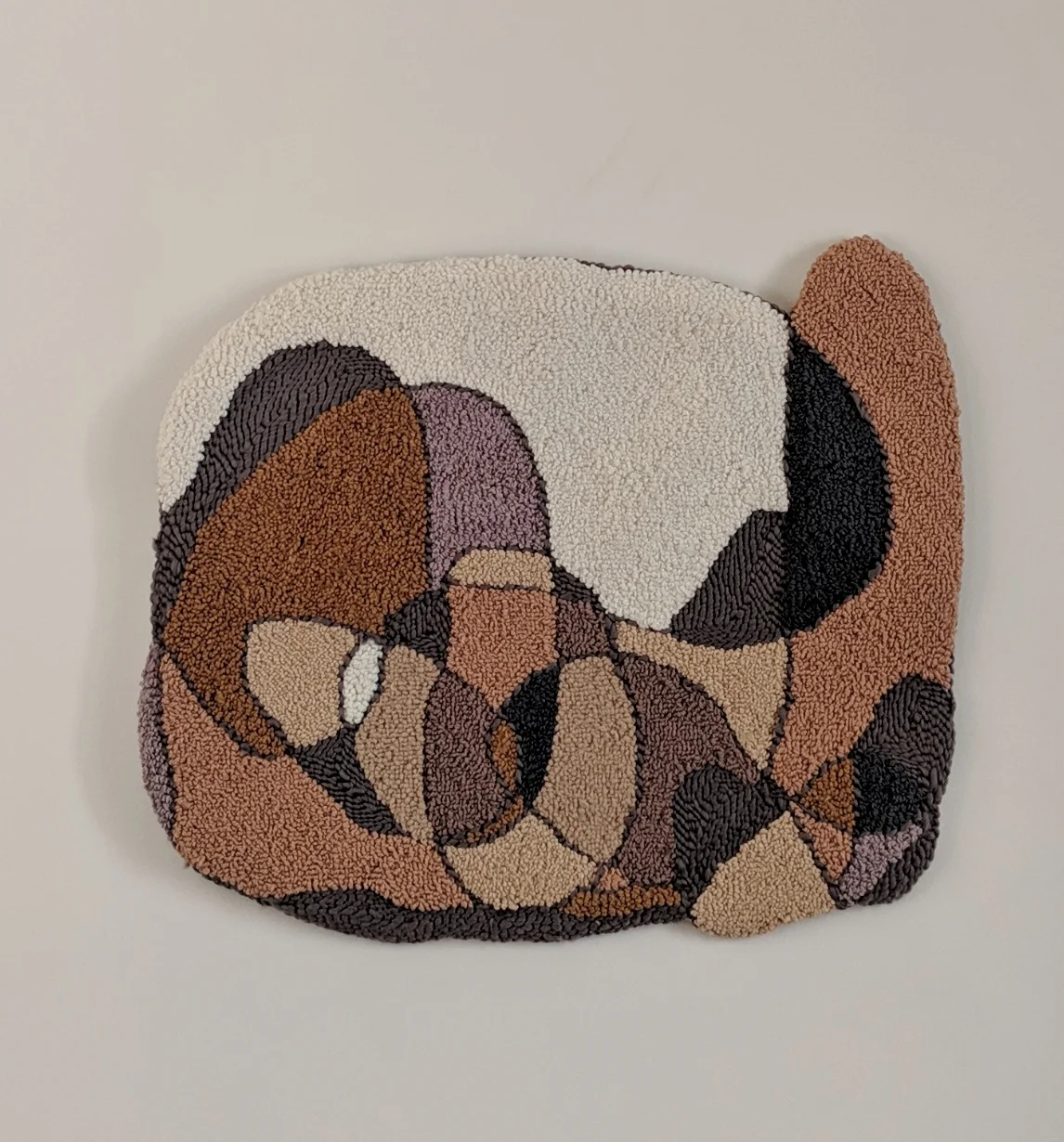 To Find a Quiet Place Wool and cotton, 23in x 11in