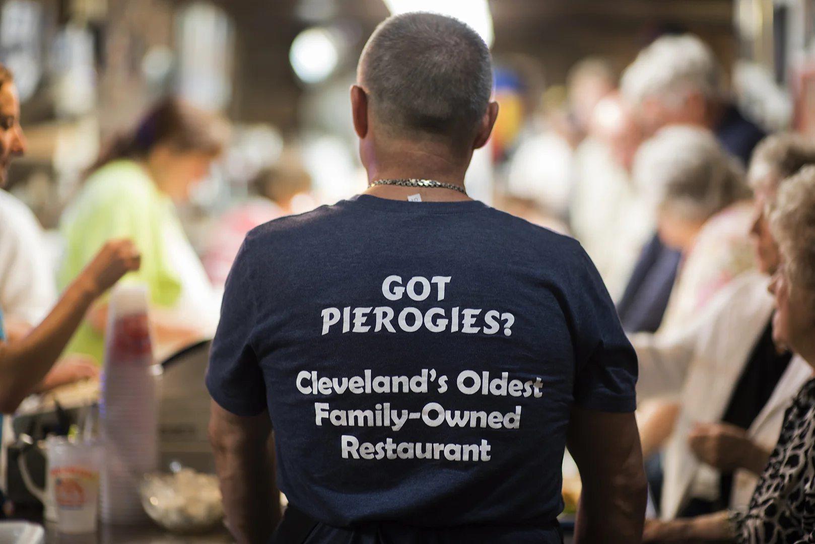Sokolowski's University Inn, located in Cleveland's Tremont neighborhood, is known for their homemade pierogies and has been in operation since 1923. (Dustin Franz/The Washington Post)