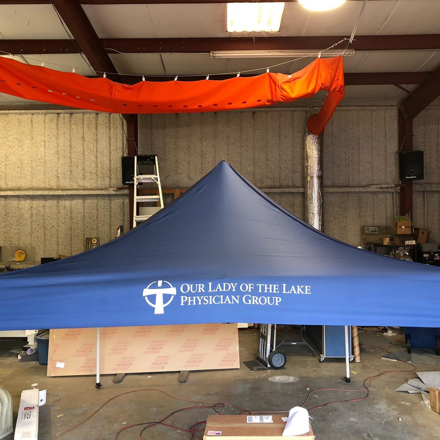 #tailgatingtents #customtents #latchonsignsandgraphics give us a call if you need a tent with your company logo on it!