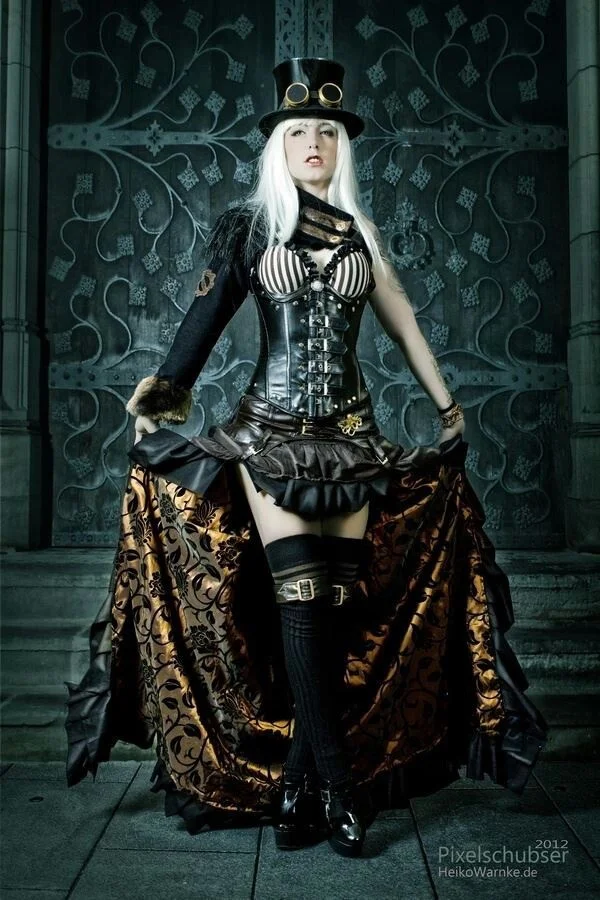 look steampunk femme