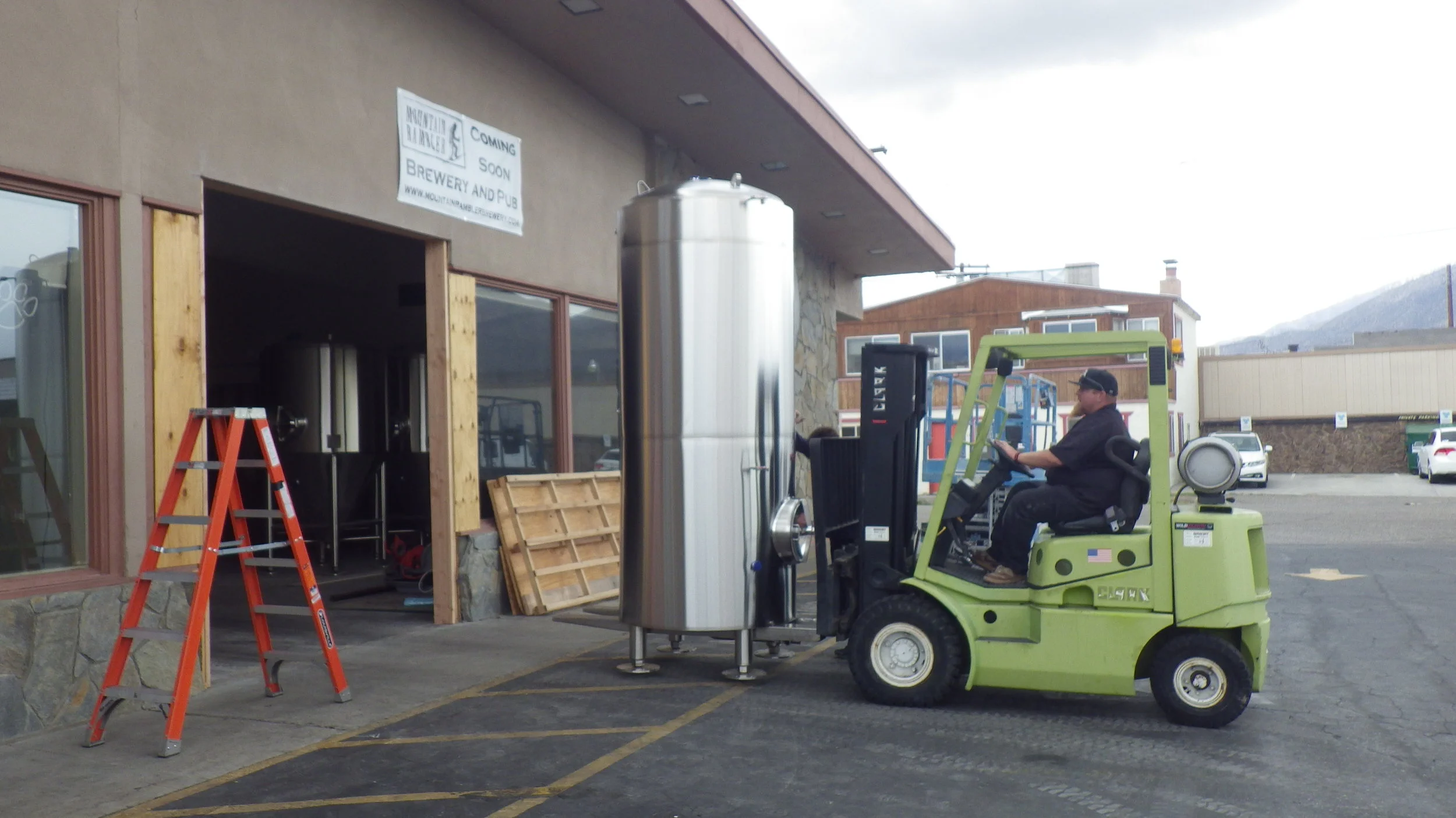 Brewery closed all day - Tank Expansion