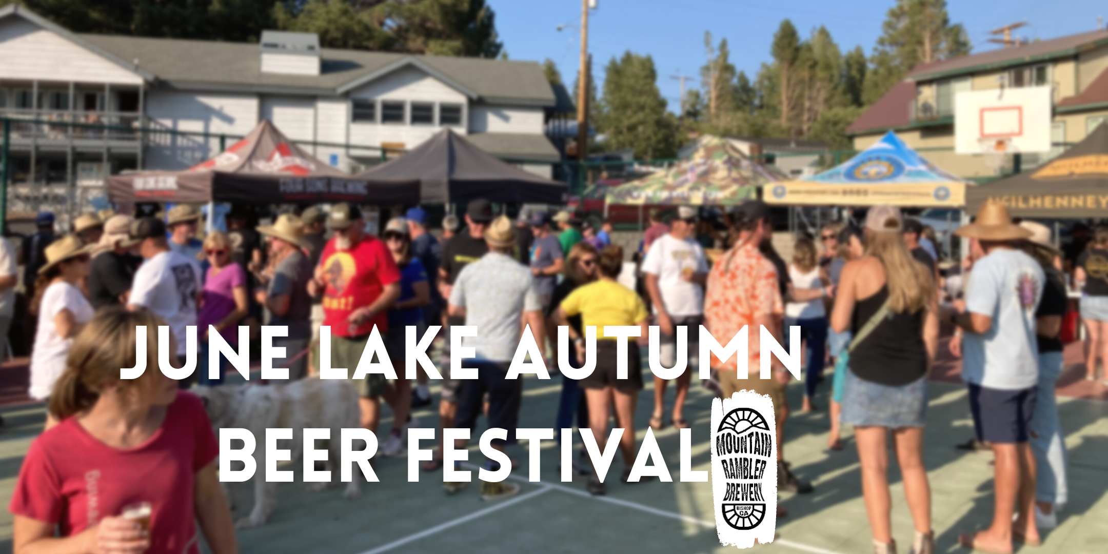 Pouring at June Lake Autumn Beer Festival 2022