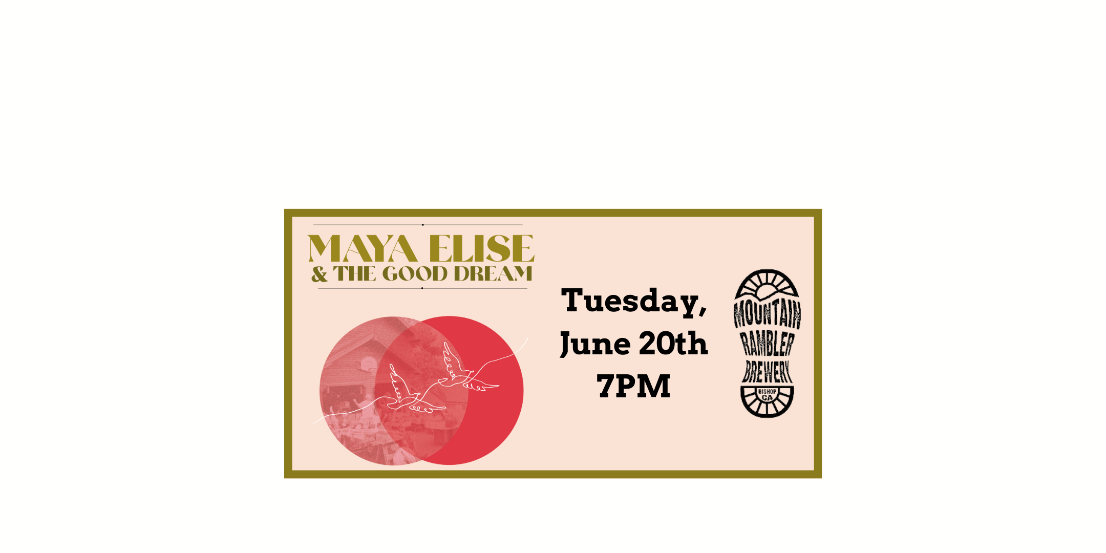 LIVE MUSIC: Maya Elise + The Good Dream